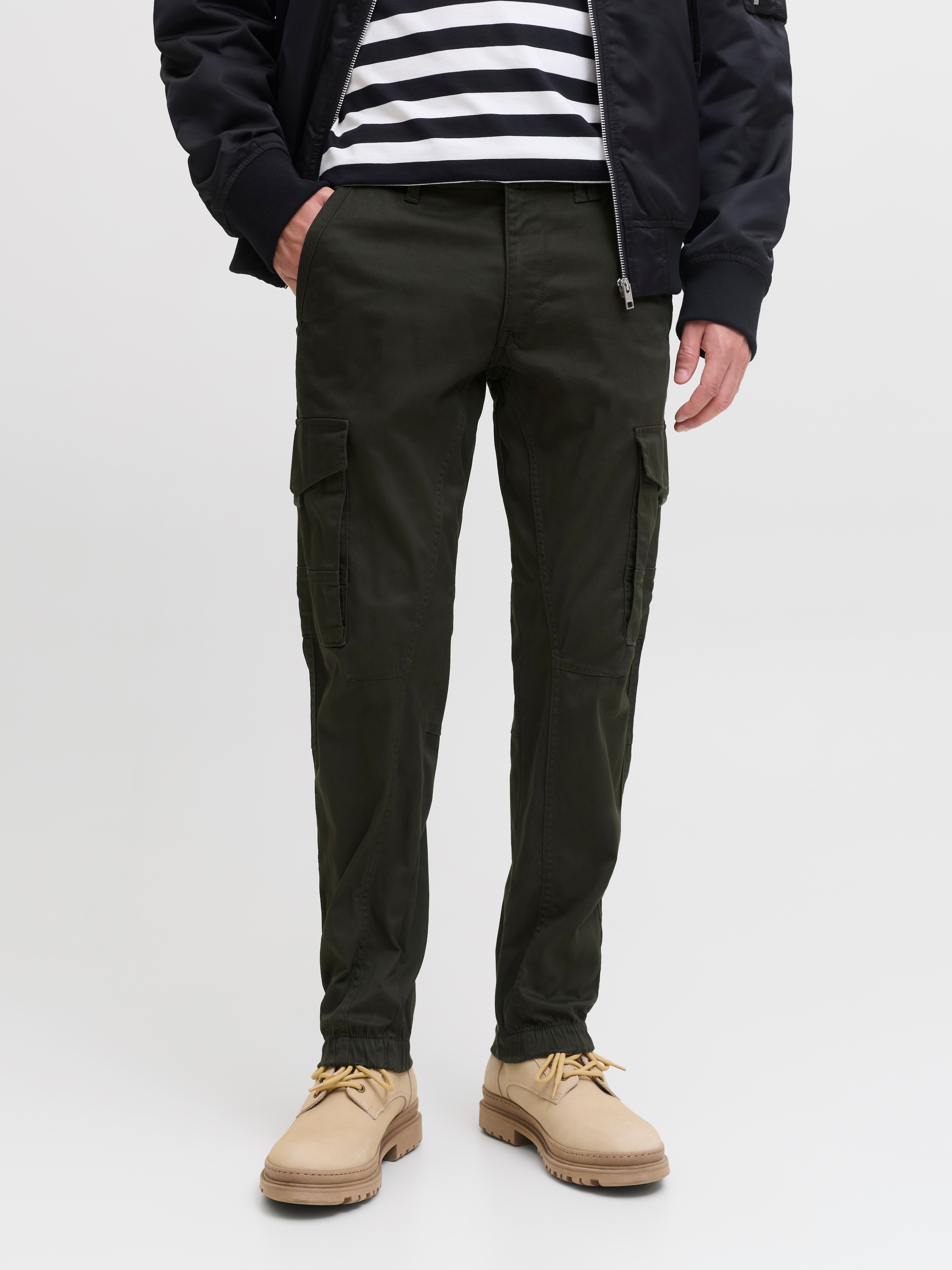 Jack & Jones Cargohose »JPSTPAUL JJFLAKE CARGO NOOS«  Baumwollmischung, regular fit