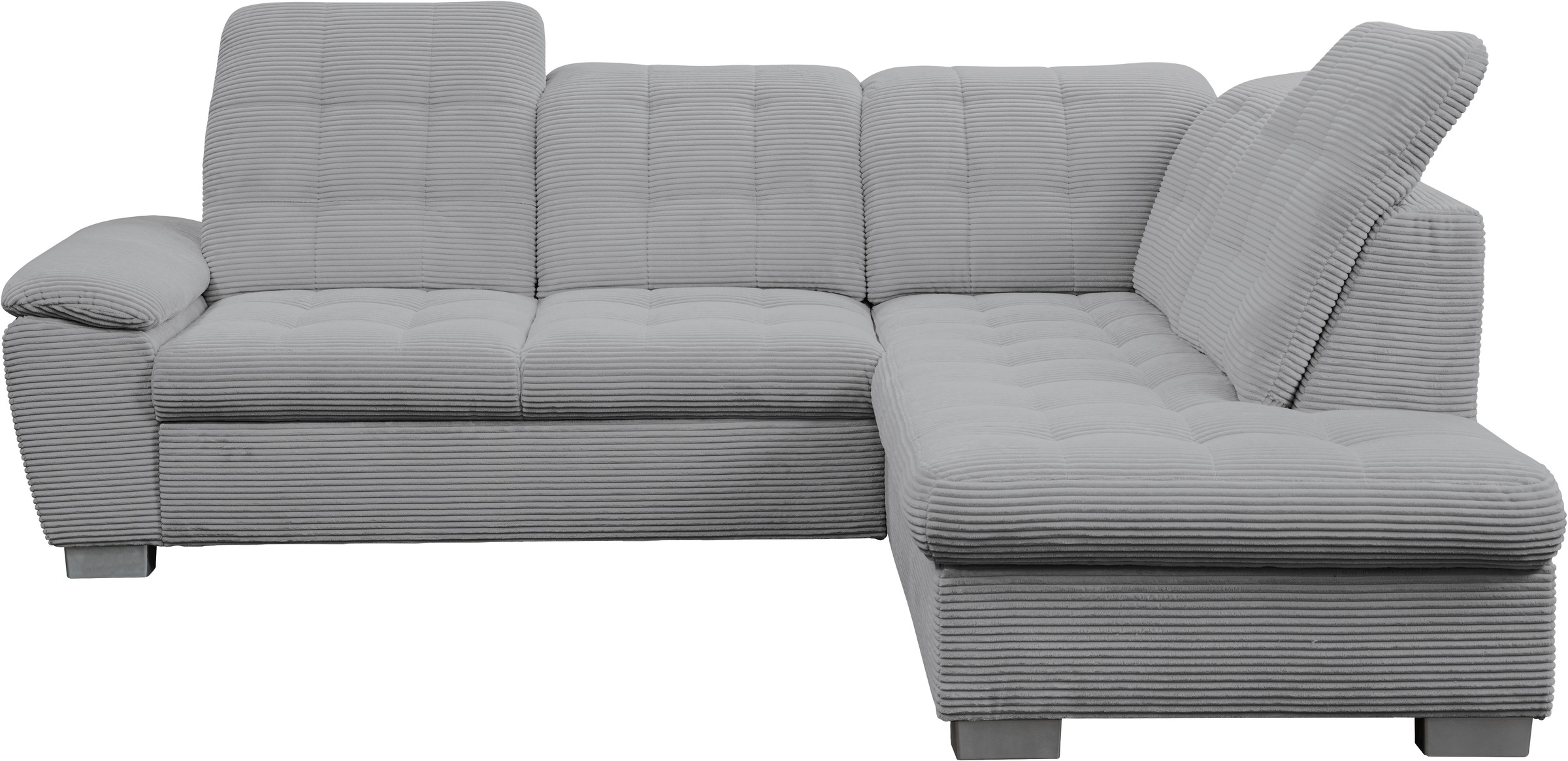 WERK2 Ecksofa »Bonny inkl. Kopfteilverstellung, Bettfunktion, Stauraum, L-F günstig online kaufen