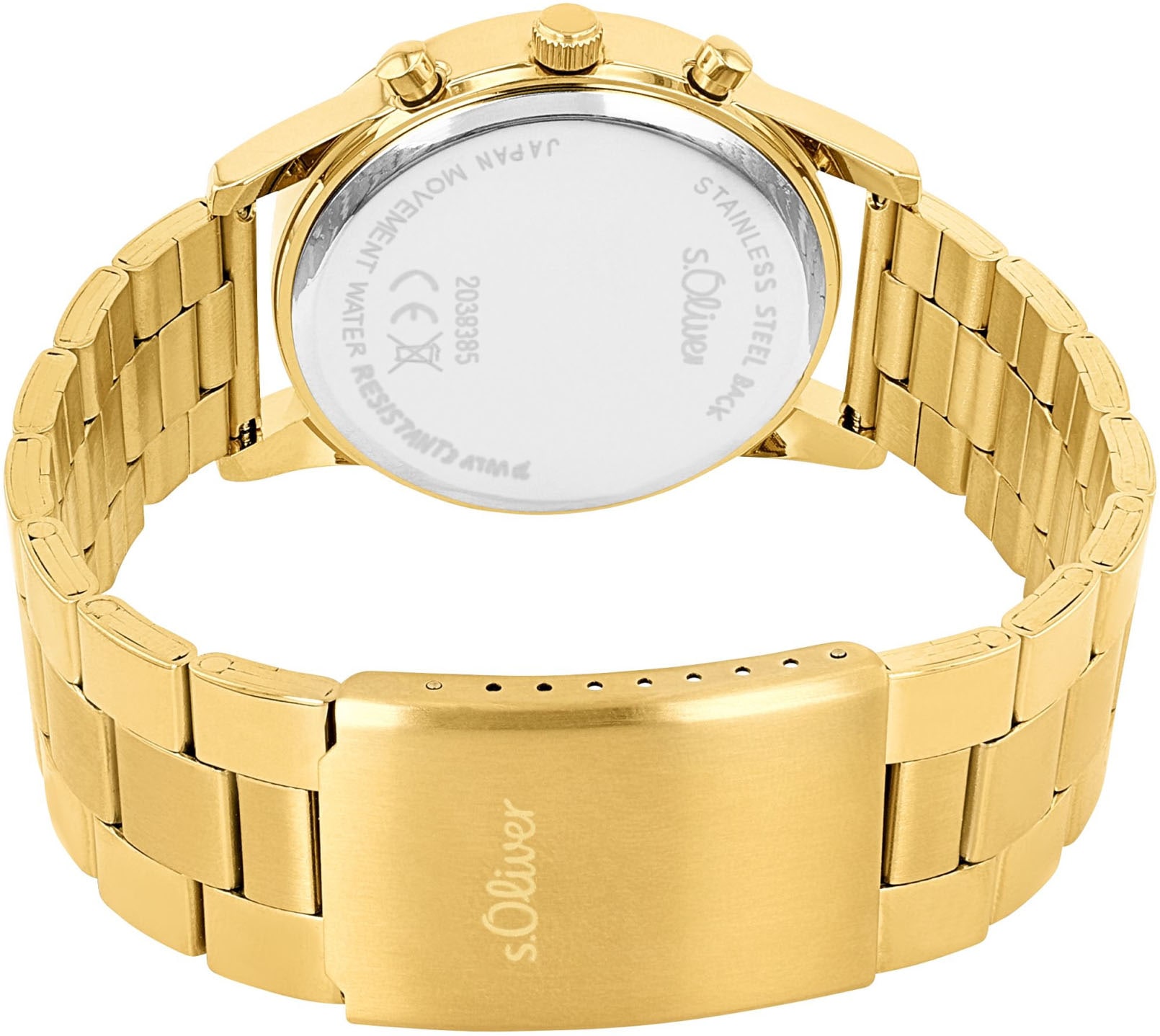 s.Oliver Chronograph, Armbanduhr, Quarzuhr, Herrenuhr, Stoppfunktion, 12/24-Stunden-Anzeige