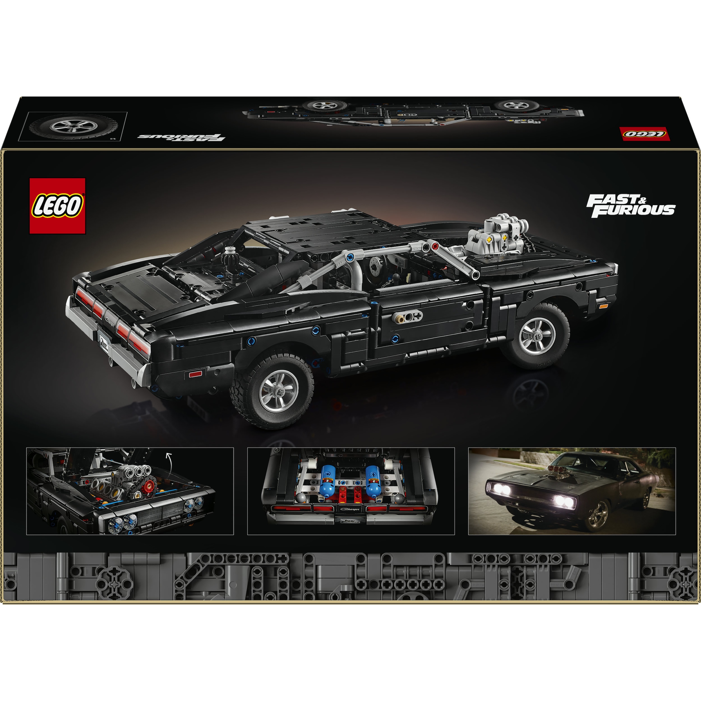 LEGO® Konstruktionsspielsteine »Fast and Furious Dodge Charger R/T Auto (42231), LEGO Technic« Made in Europe