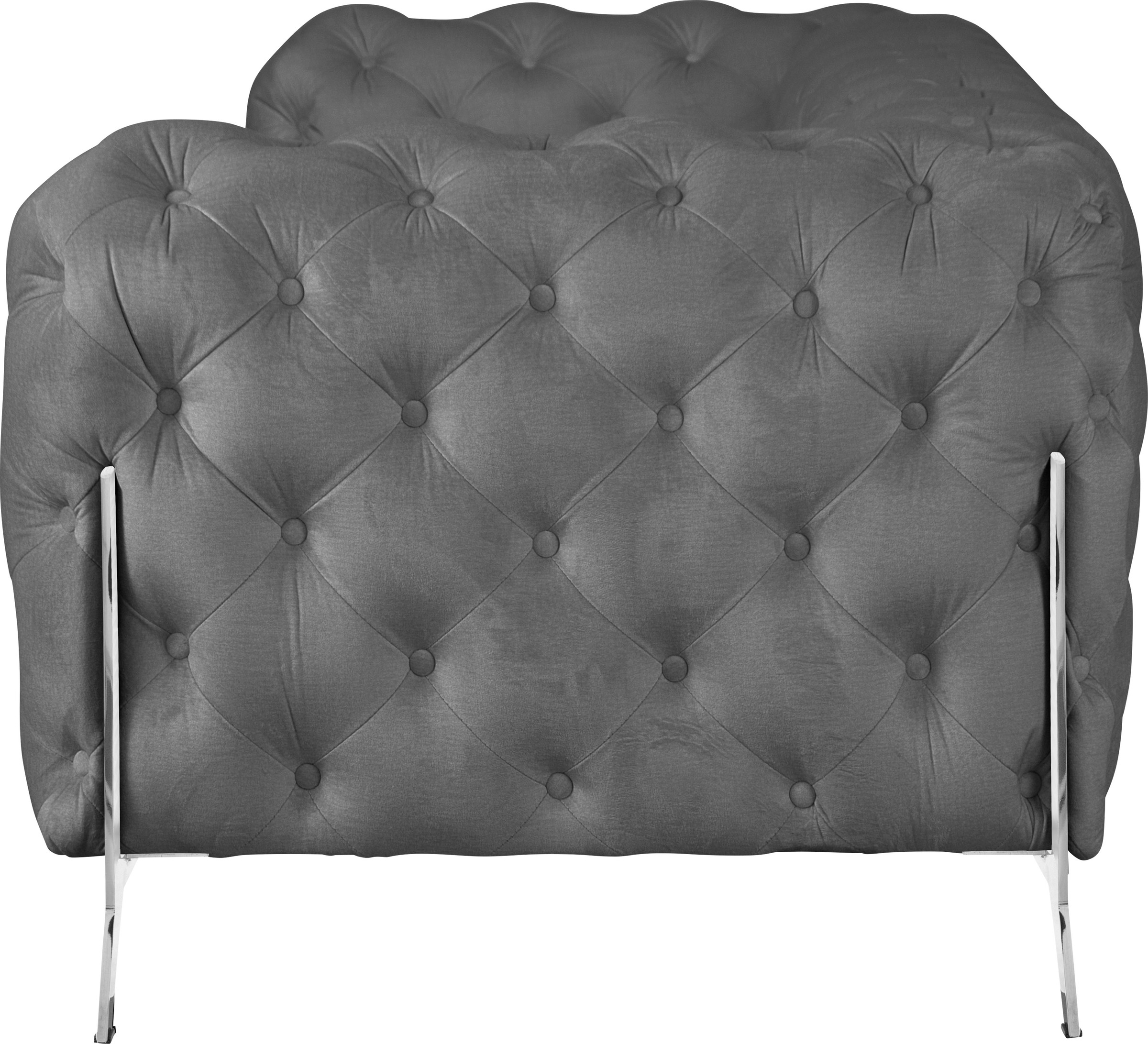 Leonique Chesterfield-Sofa »Amaury«, aufwändige Knopfheftung, moderne Chesterfield Optik, Fußfarbe wählbar
