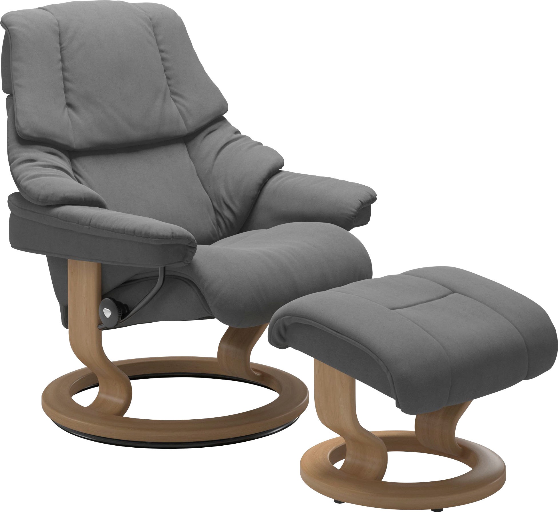 Stressless® Relaxsessel »Reno«, (Set, Relaxsessel mit Hocker), mit Hocker, günstig online kaufen