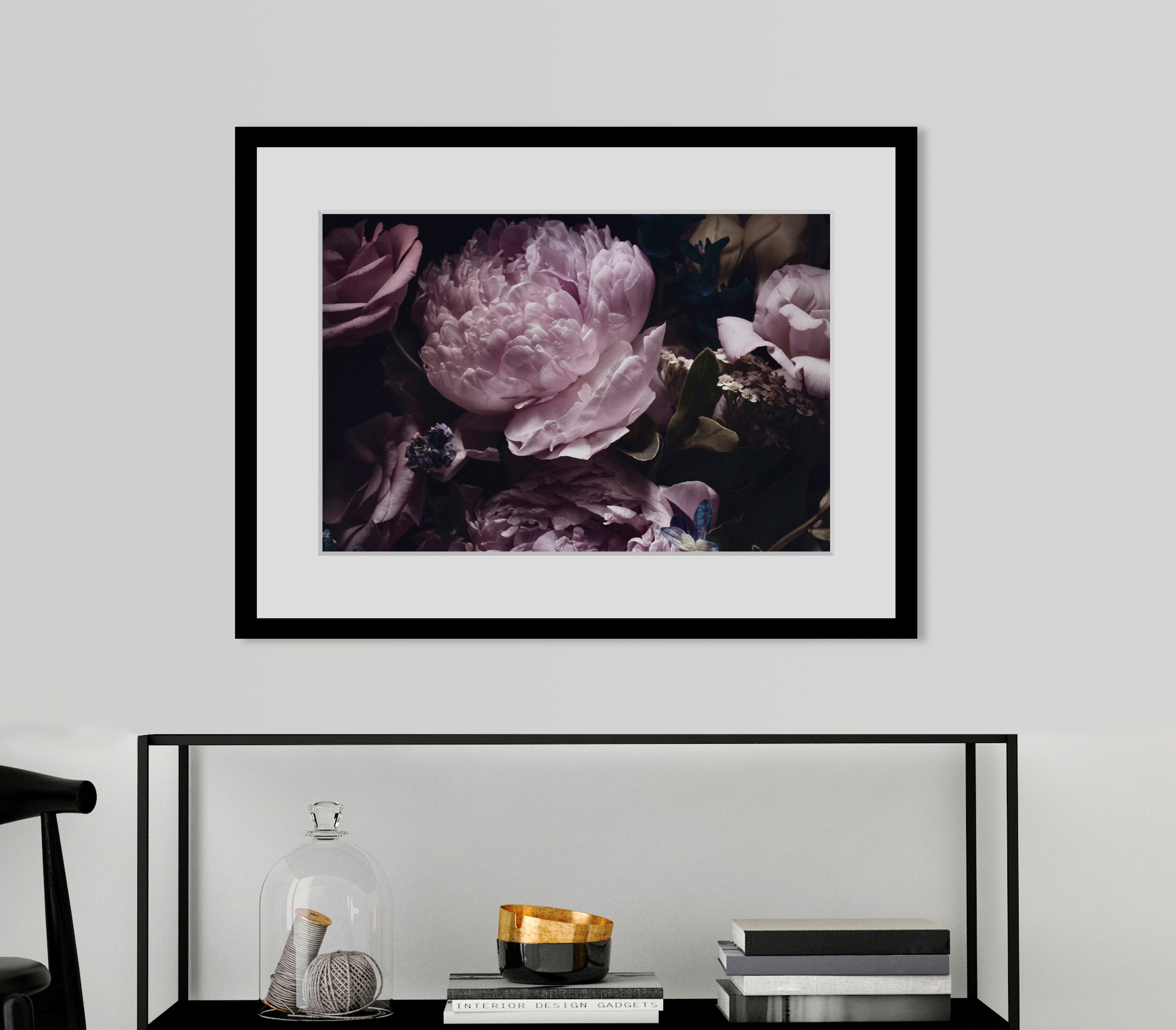 queence Bild »Lila« 1 Stk. tlg. HD Premium Poster-Druck inkl. Holzrahmen günstig online kaufen