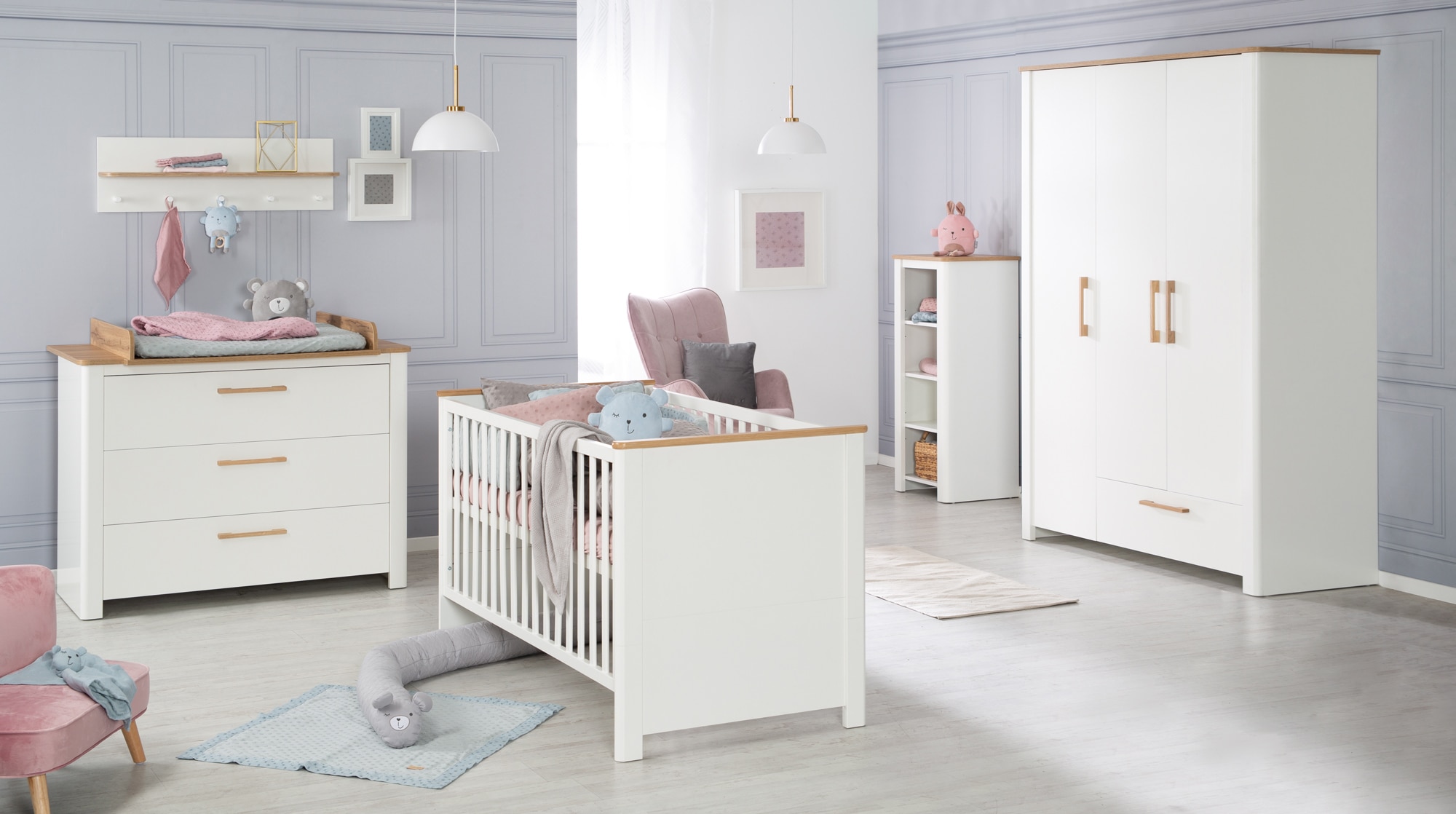 roba® Kleiderschrank »Ava, Kinderkleiderschrank«, 3-trg.; Made in Europe günstig online kaufen