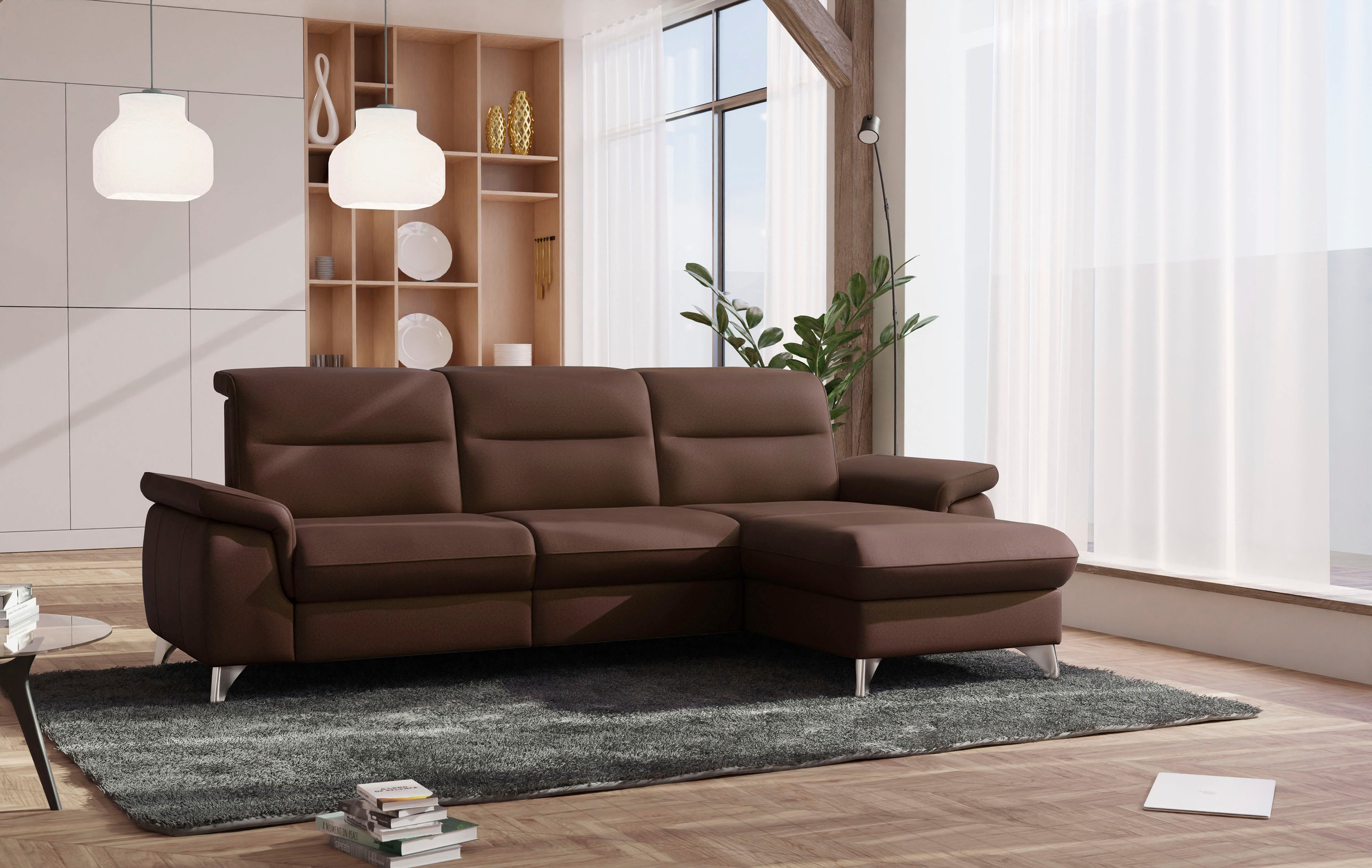 sit&more Ecksofa »Astoria L-Form«, wahlweise mit motorischer Relaxfunktion günstig online kaufen