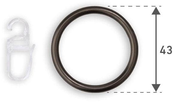 Good Life Gardinenring »ArtusNaos«, (10 St.), Gardinen-Ringe für 25mm  Stange bequem und schnell bestellen
