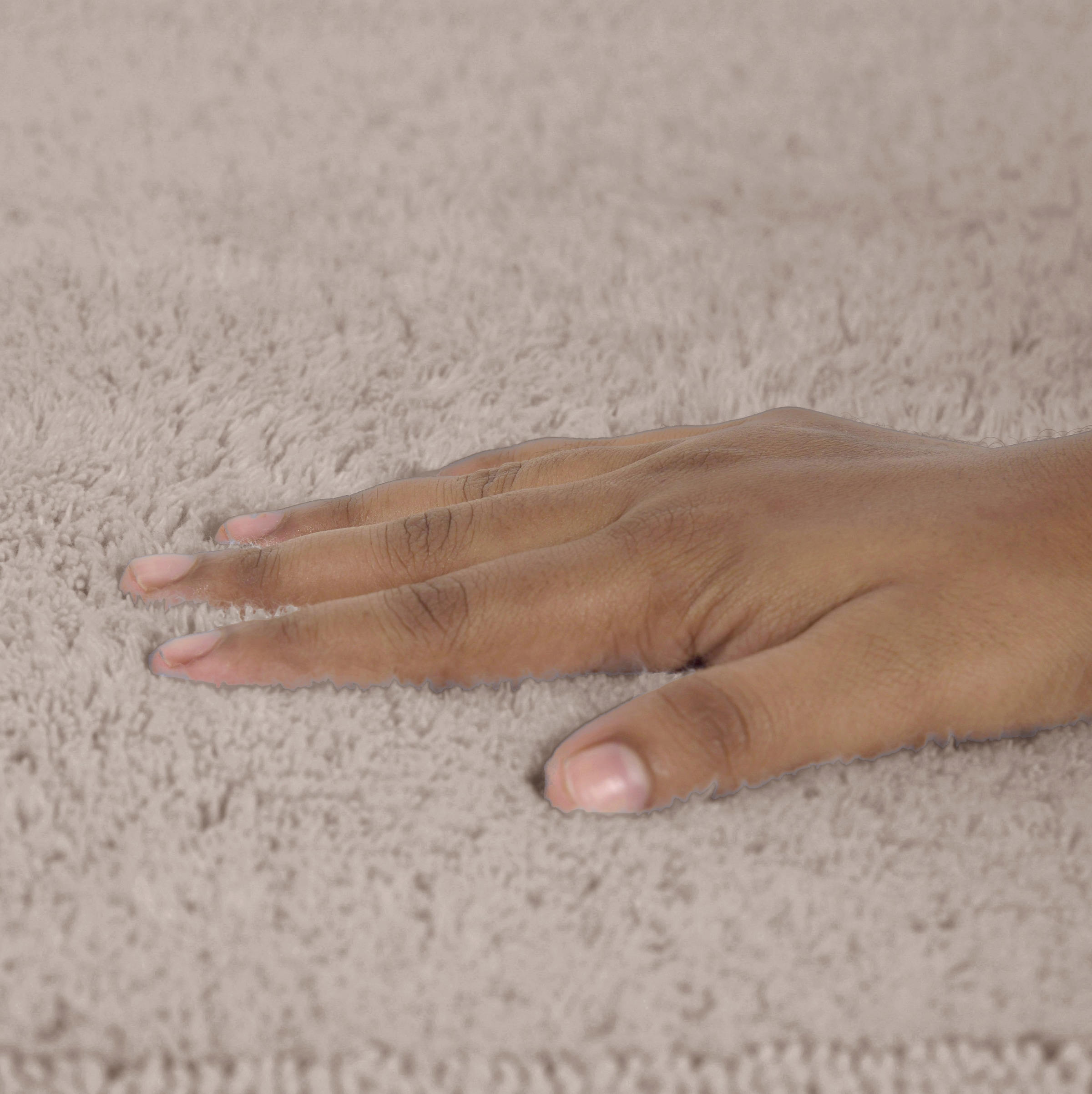 OTTO home Badematte »Kapra, Badvorleger, Badezimmer Teppich« Höhe 14 mm beidseitig nutzbar | fußbodenheizungsgeeignet | strapazierfähig mit Bordüre, Badteppich, Badematte, Baumwolle