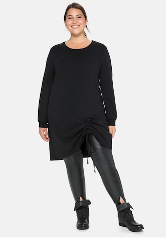 Sheego Shirtkleid, in Oversized-Form mit seitlicher Raffung kaufen