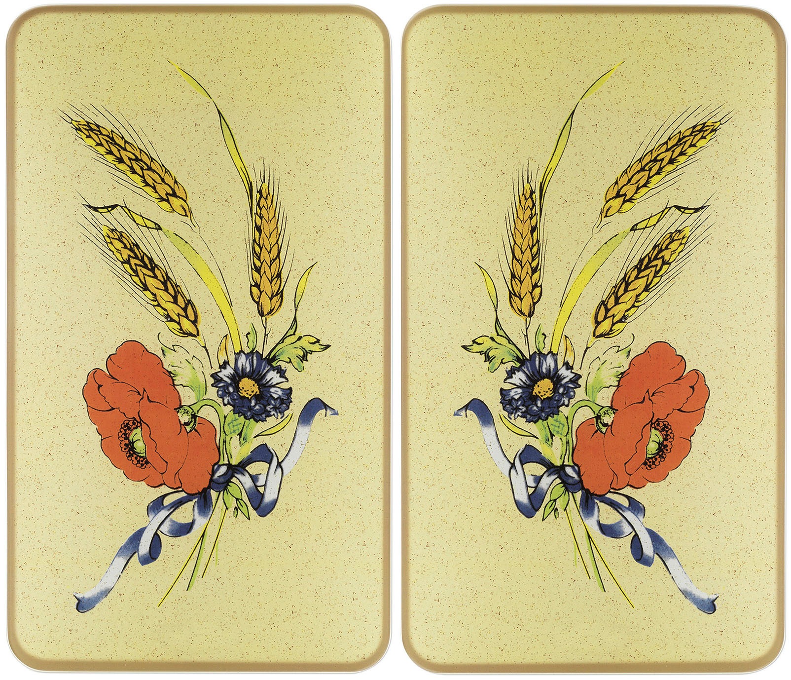 WENKO Herd-Abdeckplatte »Universal Modell Kornblumen«, (Set, 2 tlg.), Herda günstig online kaufen
