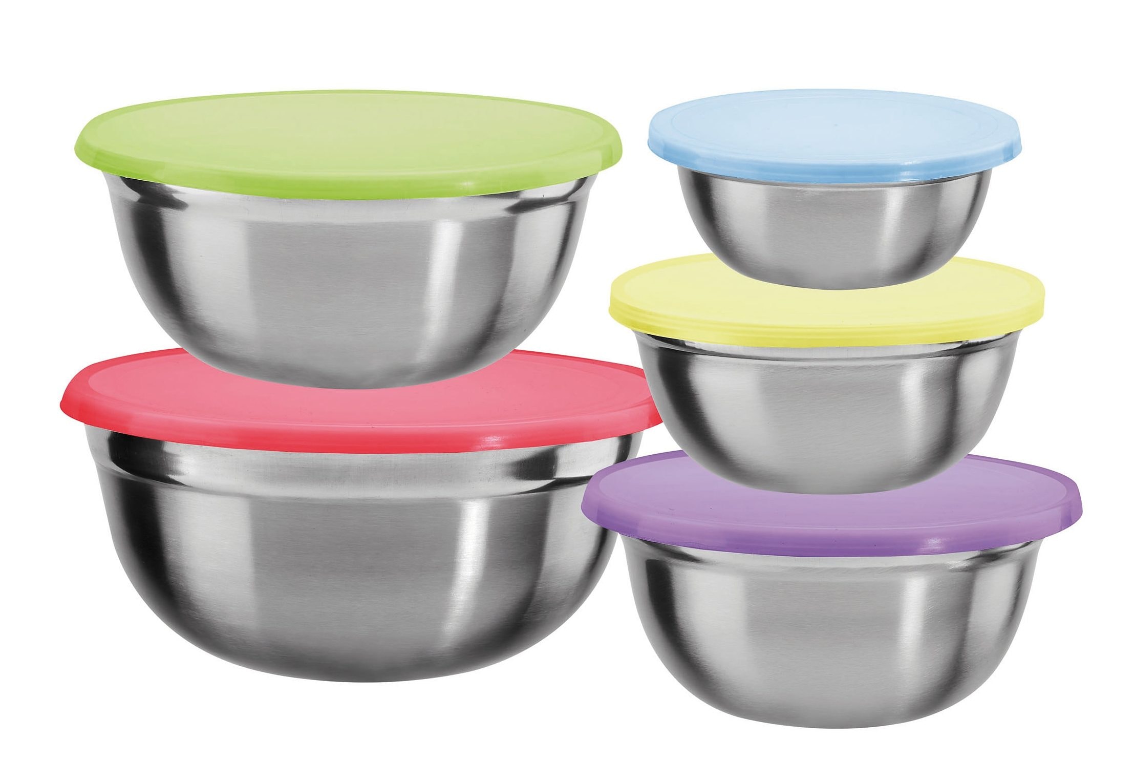 KING Schüssel 10 Stk. aus Edelstahl spülmaschinengeeignet