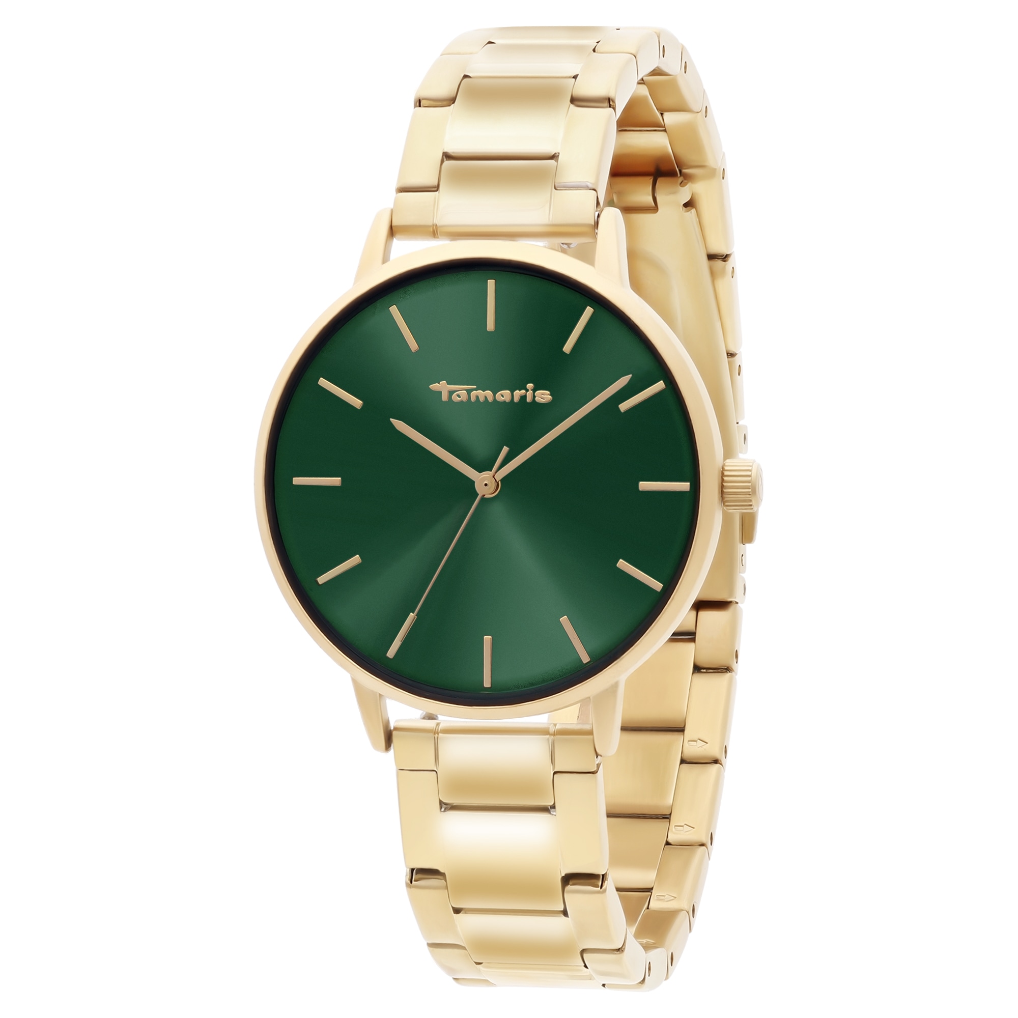 Tamaris Quarzuhr Armbanduhr, Damenuhr, Edelstahlarmband, analog