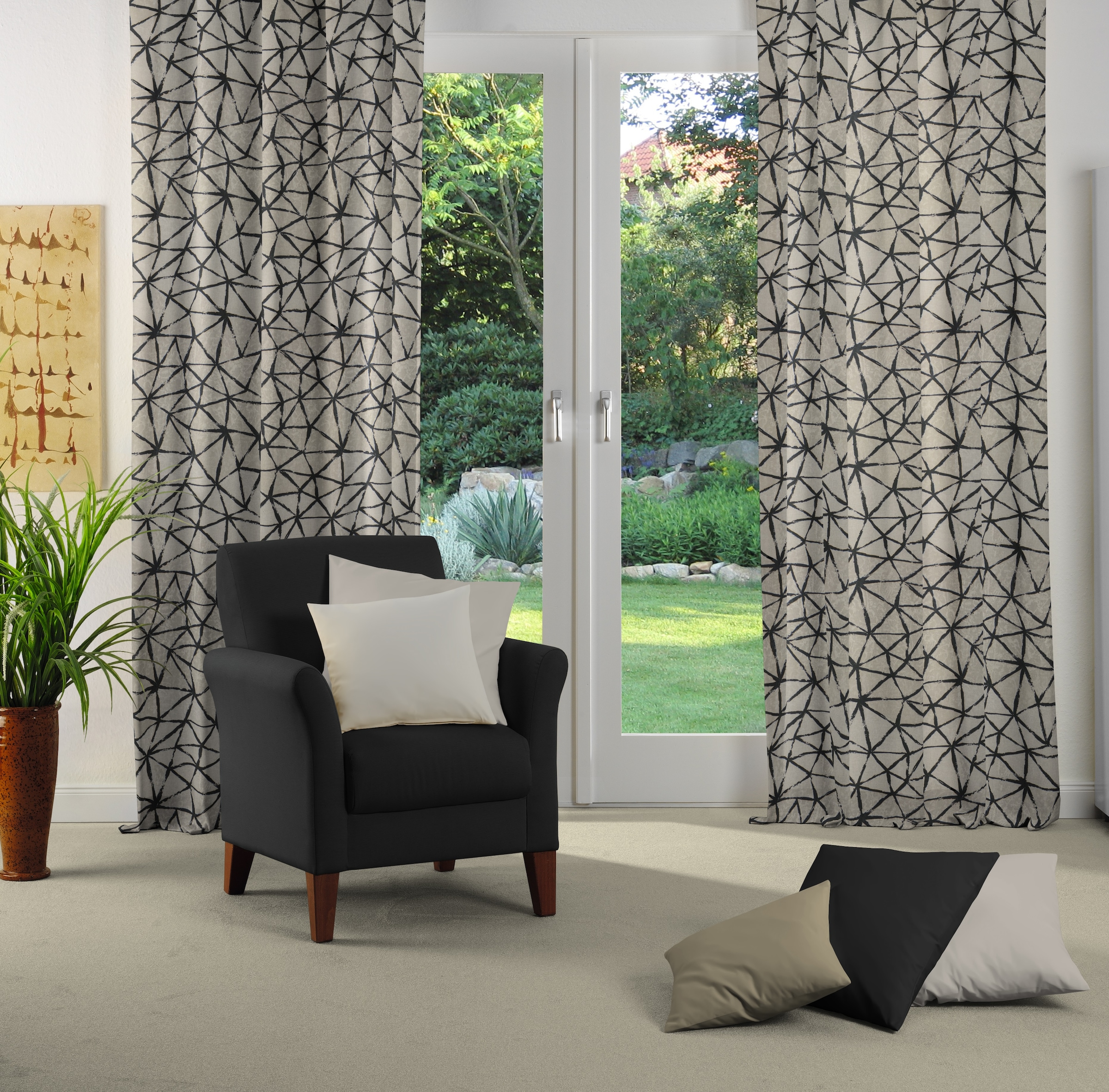 Wirth Vorhang »Lisburn« Kräuselband 1 Stk. tlg. günstig online kaufen