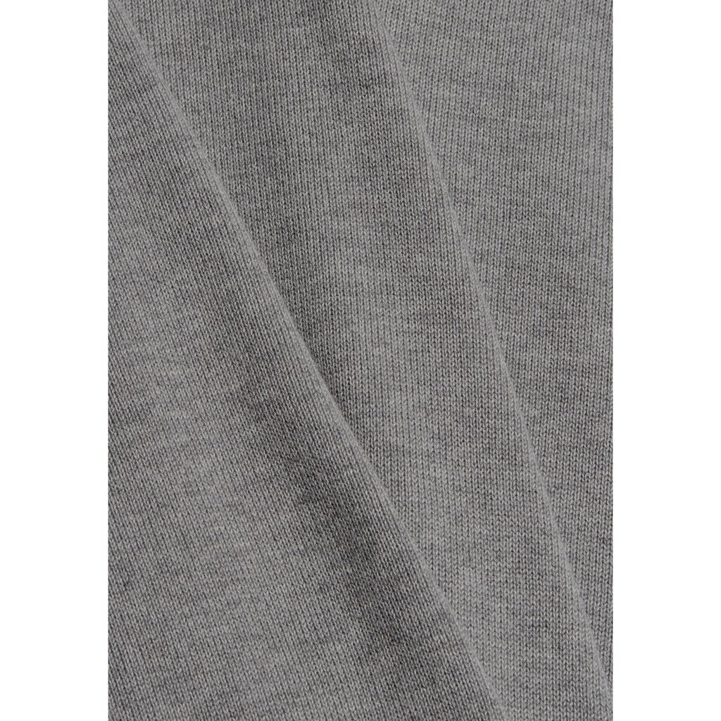 Esprit V-Ausschnitt-Pullover, in melierter Optik