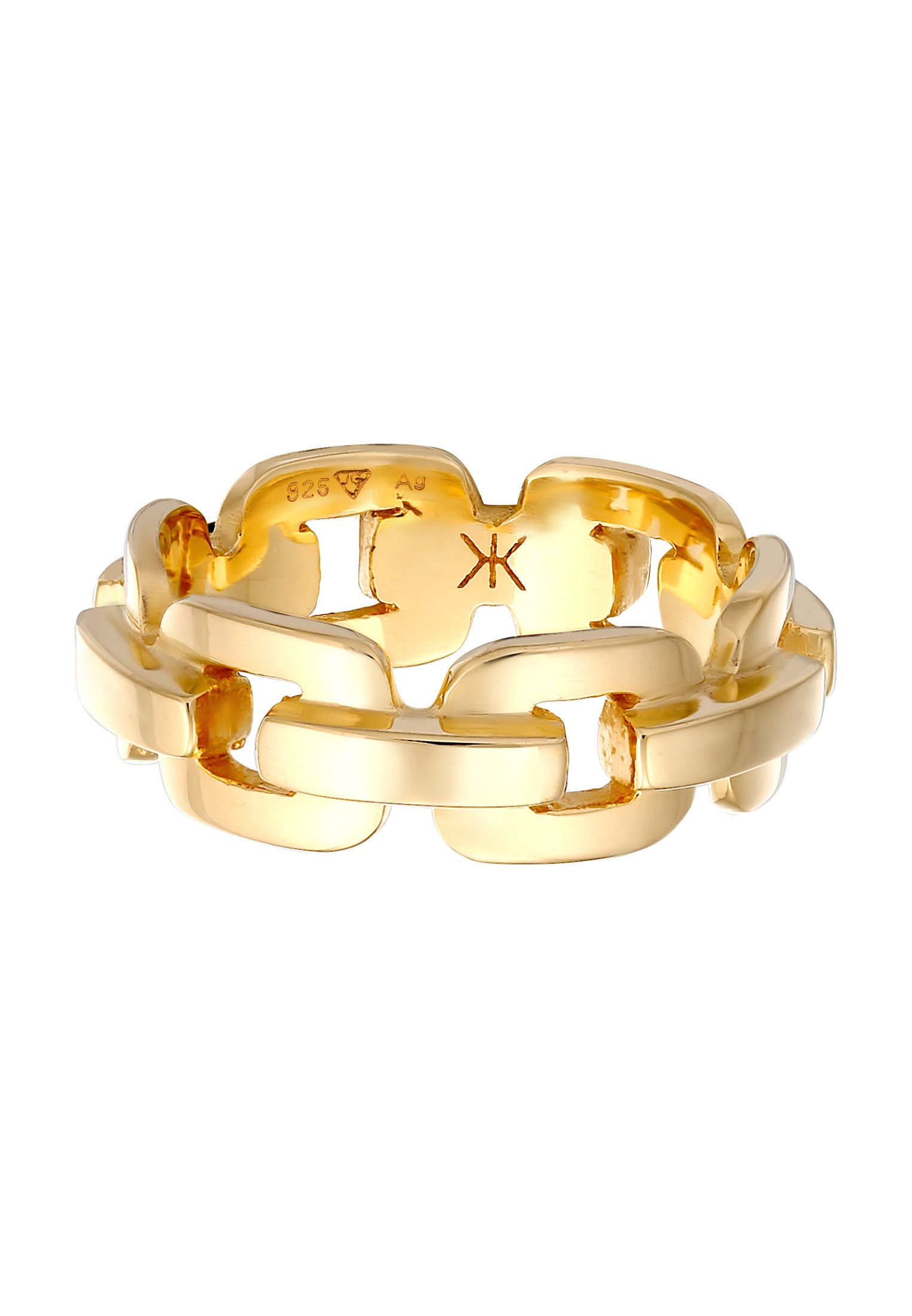 Kuzzoi Silberring »Herren Anker Kettenring Trend 925 Silber«