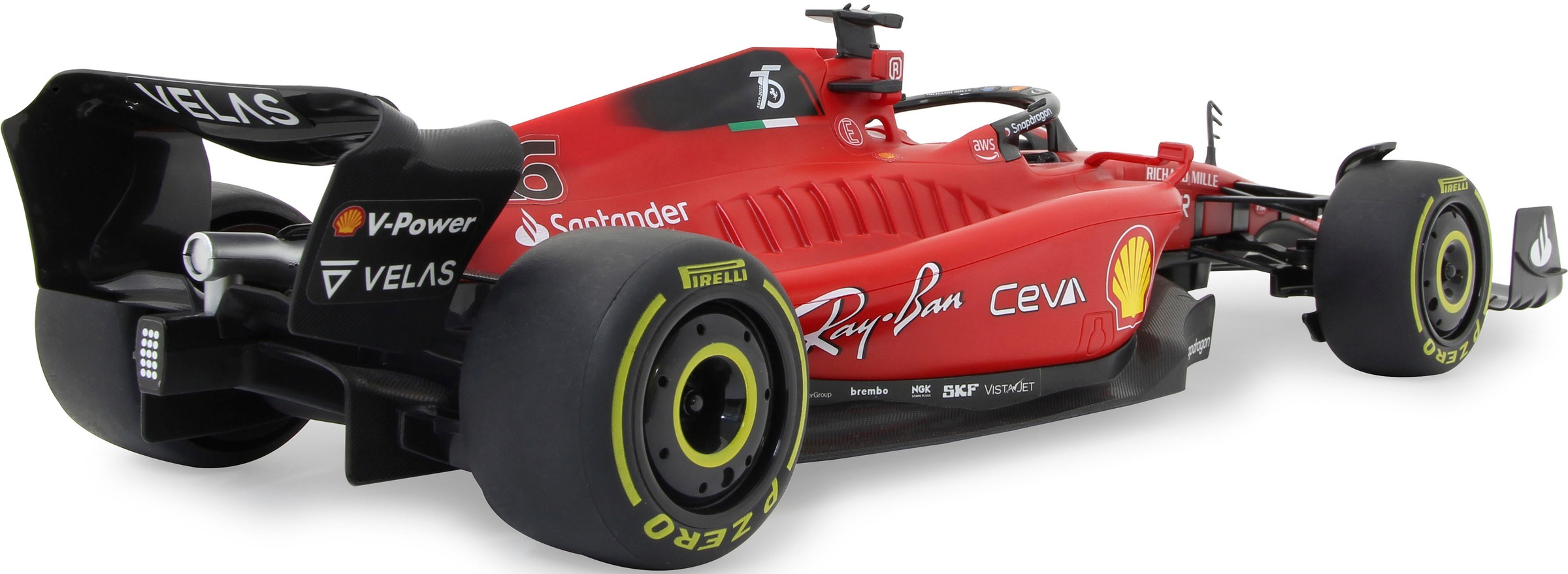 Jamara RC-Auto »Deluxe Cars, Deluxe Cars, Ferrari F1-75 1:12, rot - 2,4 GHz«