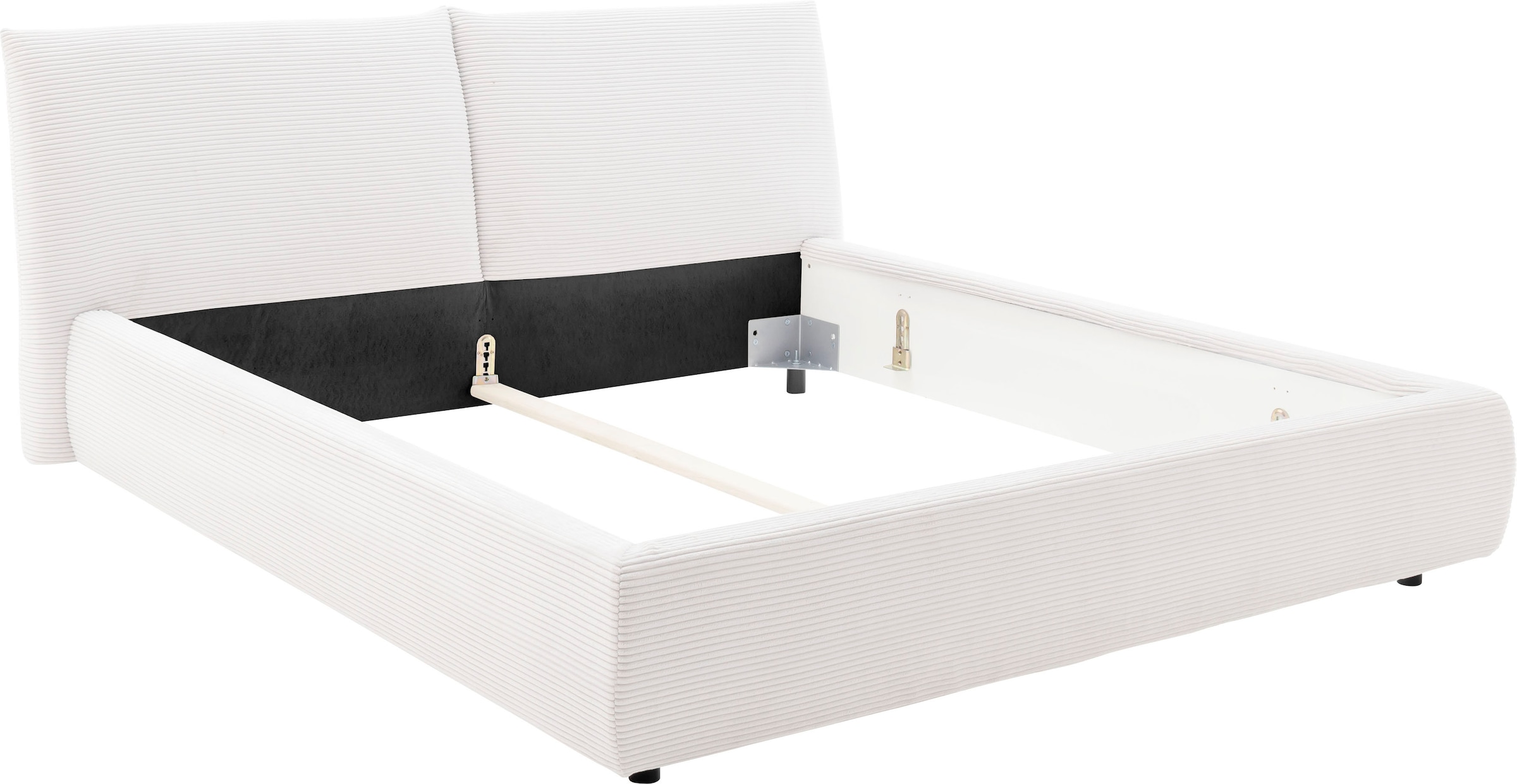 Places of Style Polsterbett »Priora in 4 Breiten bis 200cm«, auch in NaturL günstig online kaufen