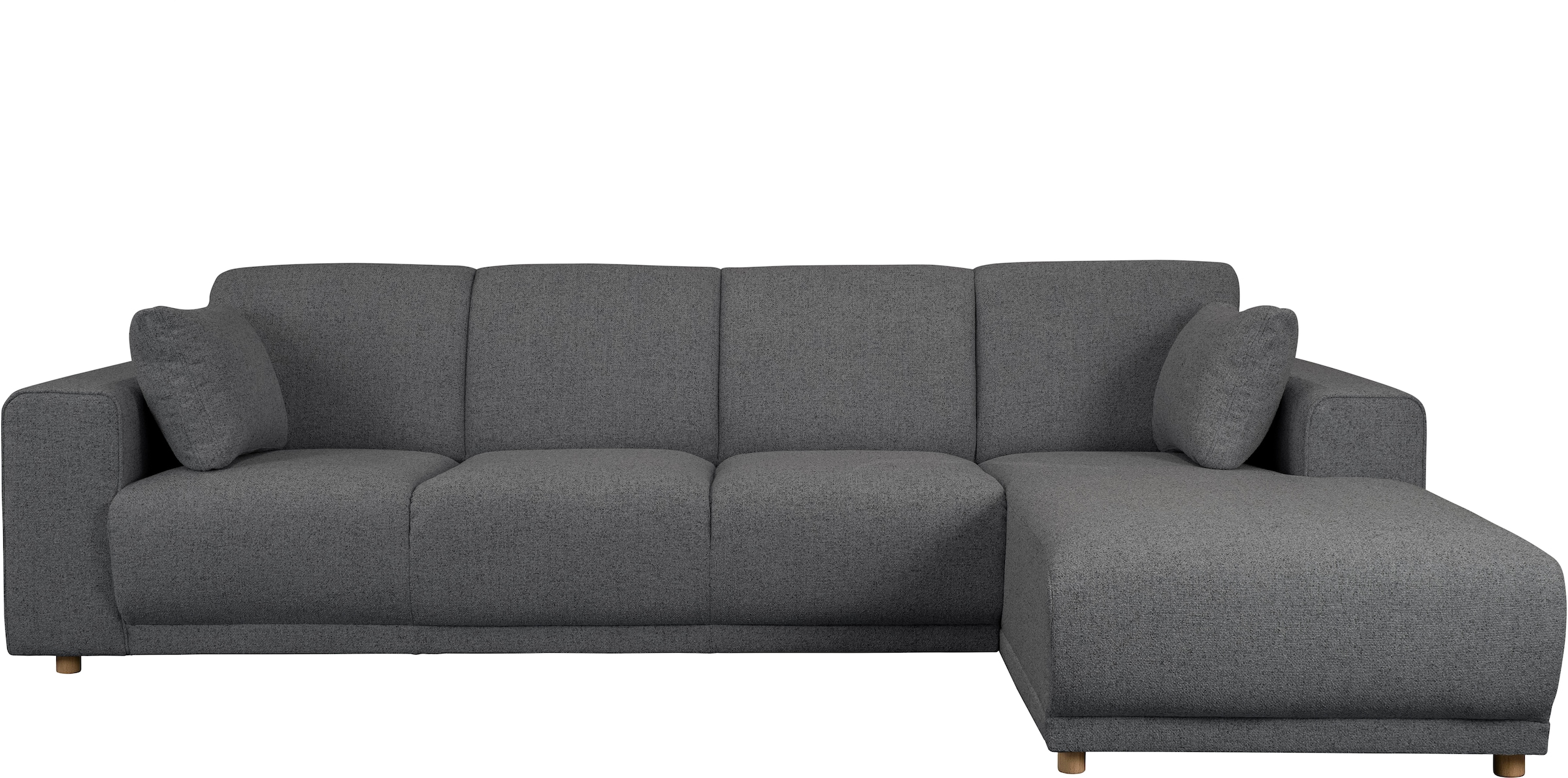 Home affaire Ecksofa »LEMPS wahlweise Recamiere links oder rechts L-Form«, incl. Zierkissen, Stellmaße 297x162 cm