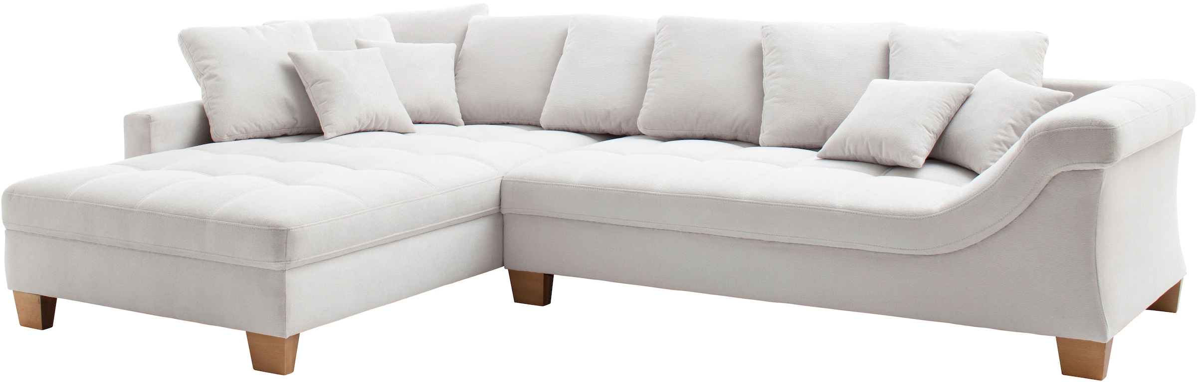 Mr. Couch Ecksofa »Bologna, L-Form, mit Kaltschaum«, bis 140 kg pro Sitzplatz belastbar