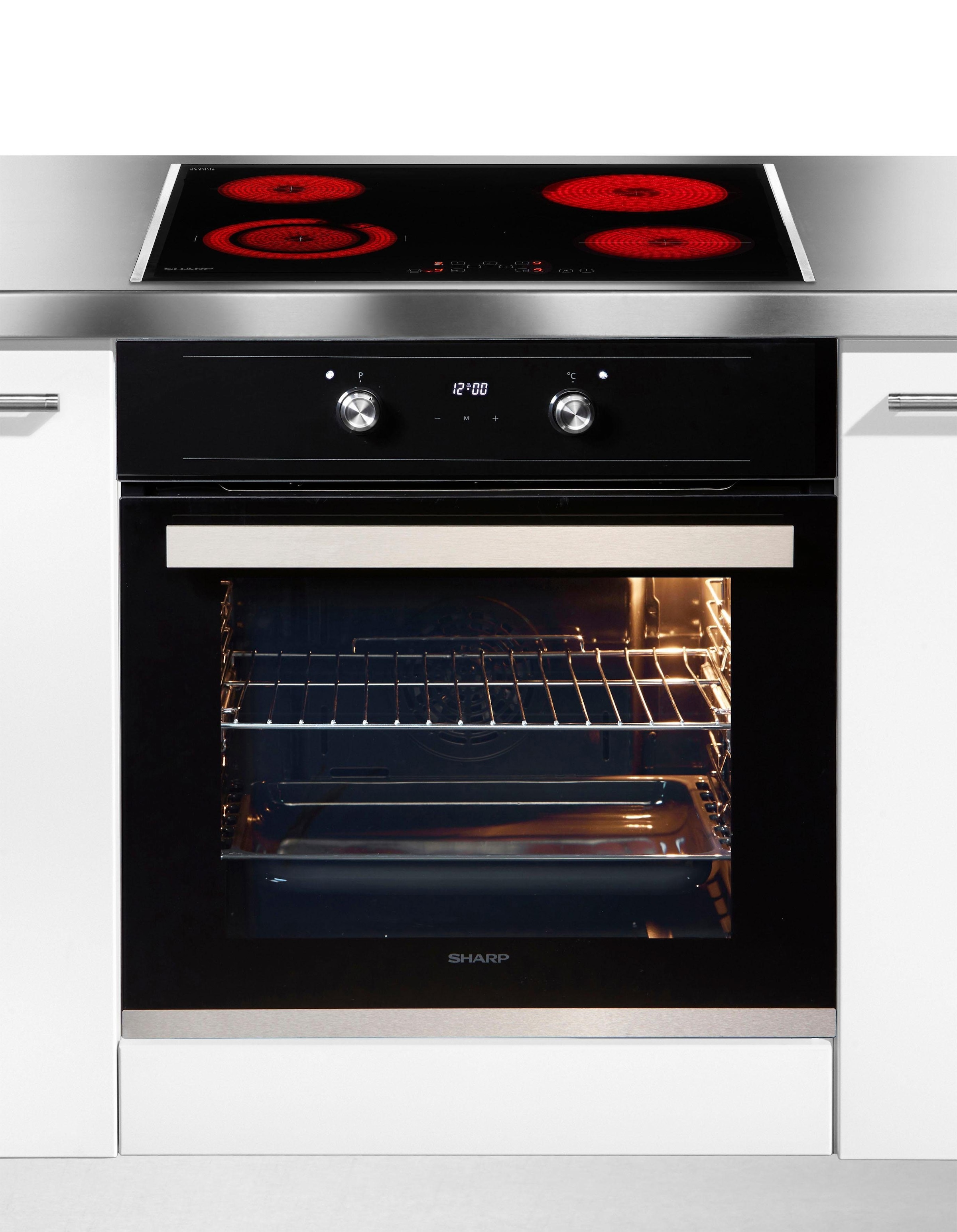 Sharp Backofen-Set »K-60D19BM1-EU«, mit Timerfunktion