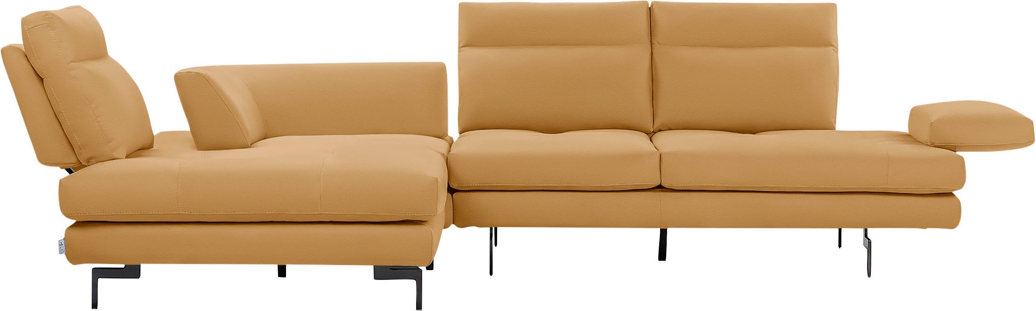 CALIA ITALIA Ecksofa »Toby Wing, Komfortsofa mit Sitzkomfort der Extraklass günstig online kaufen