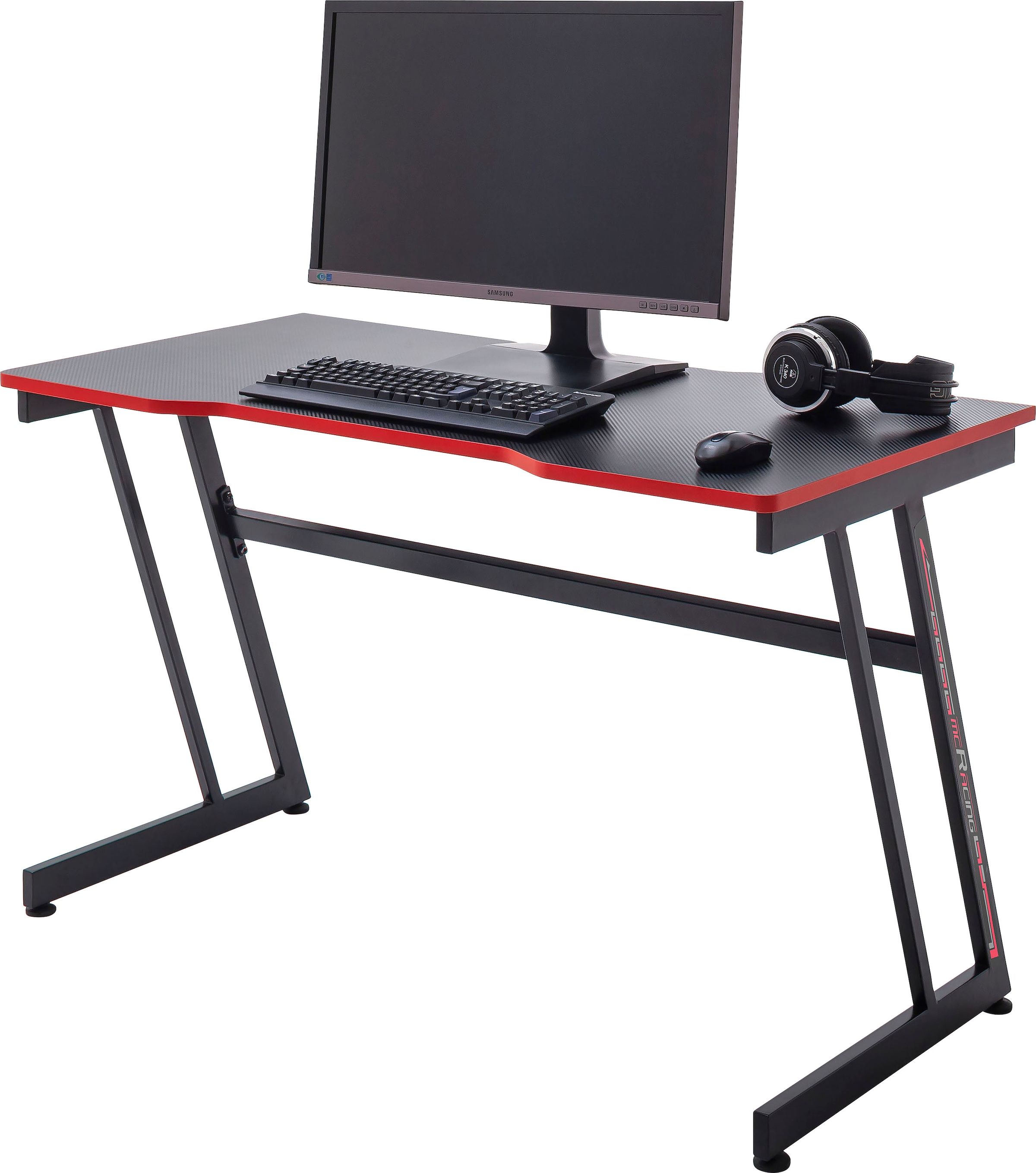 »mcRacing kaufen 12«, Gamingtisch cm 120 im coolen Desk Design, online furniture Schreibtisch MCA Breite