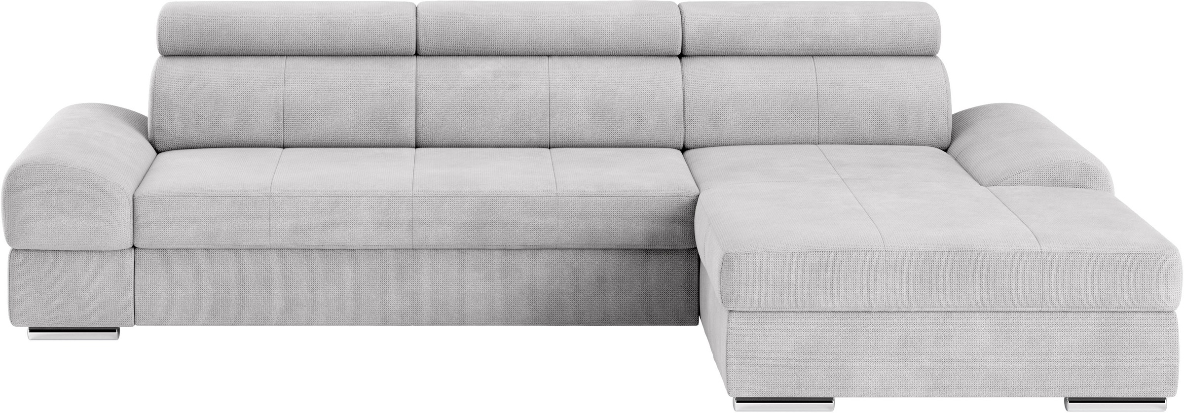 sit&more Ecksofa »Broadway L-Form«, inklusive Kopfteilverstellung, wahlweise mit Bettfunktion