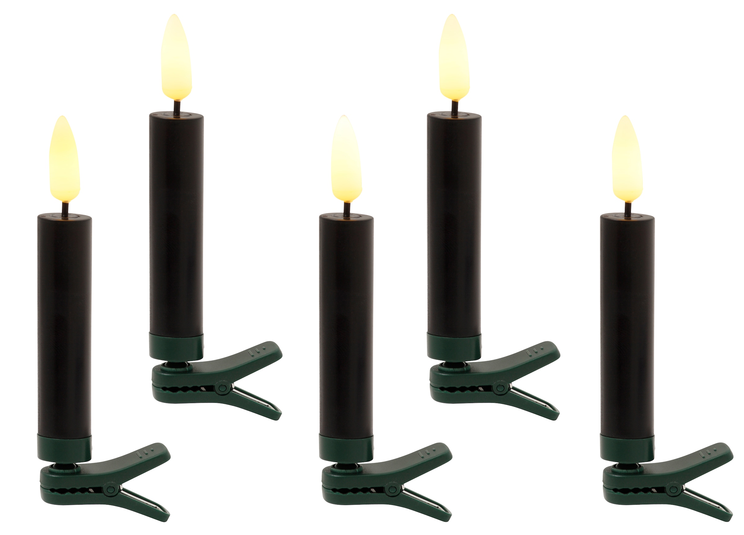 andas LED-Christbaumkerzen »Bjarne, Timerfunktion mit Kerzen cm«, Christbaumschmuck mit St.-flammig, und Dimm-/Flacker- Weihnachtsdeko, 25 11,5 Höhe online 3D-Flamme, kabellos bestellen 25 ca