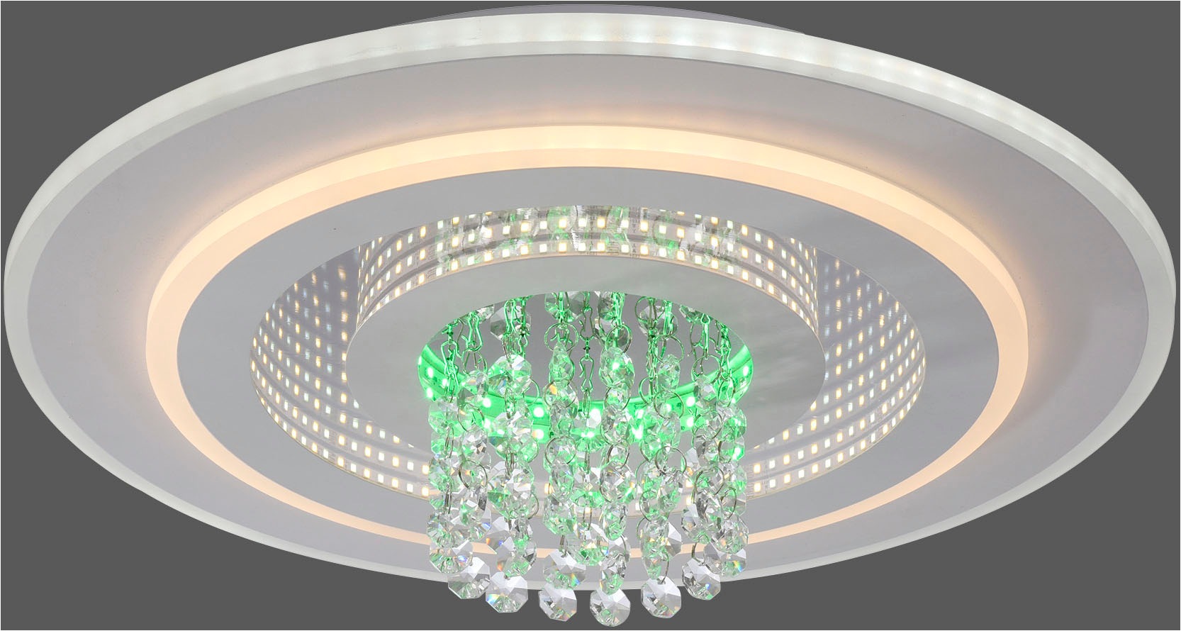 JUST LIGHT LED Deckenleuchte »TOLAGO« LED-Board 1 Stk. warmweiß - kaltweiß CCT+RGB, stufenlos dimmbar, separat steuerbar, IR-FB., Memoryfunktion