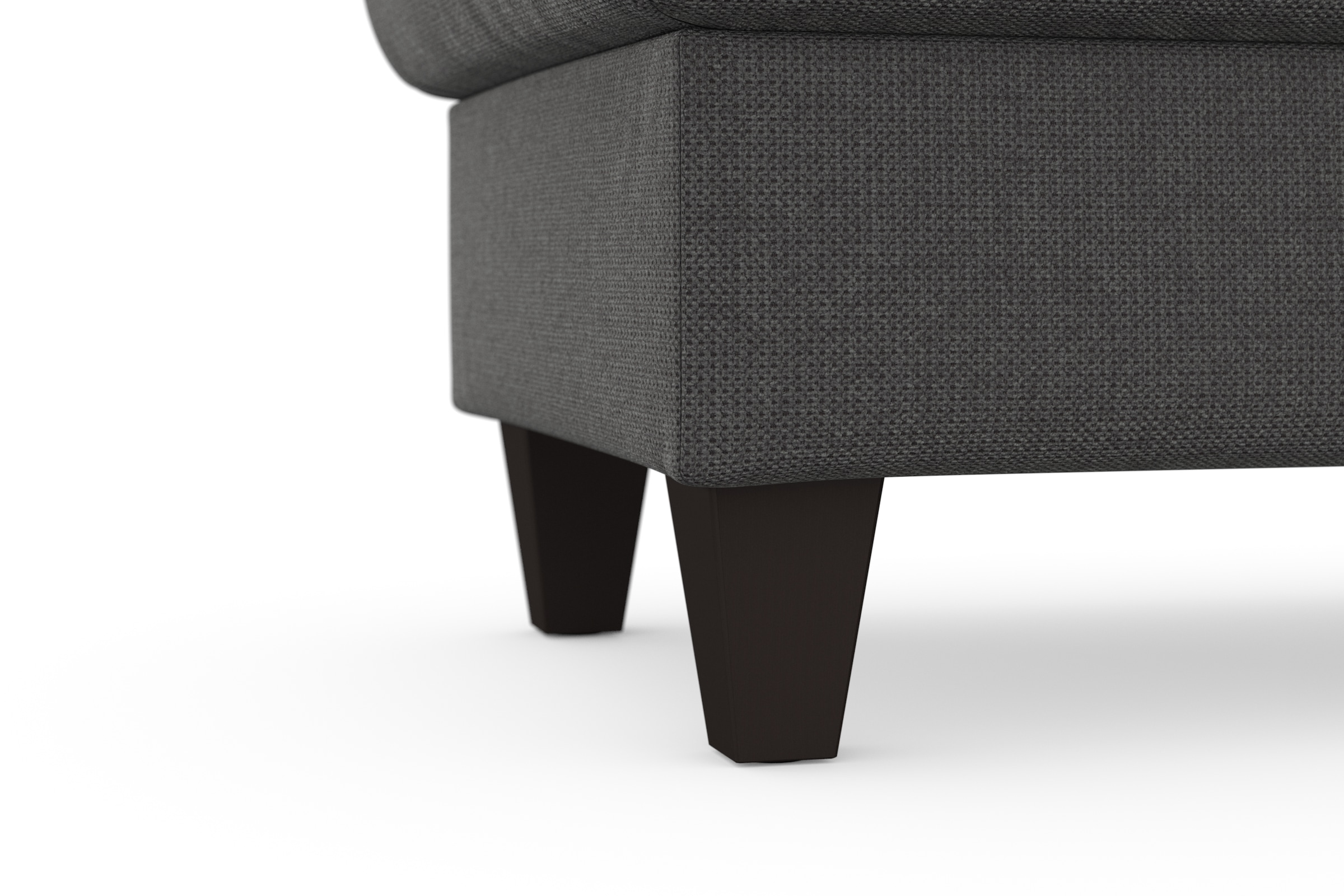 sit&more Stauraumhocker »Farö«, mit Stauraum und Federkern und wengefarbenen Füßen