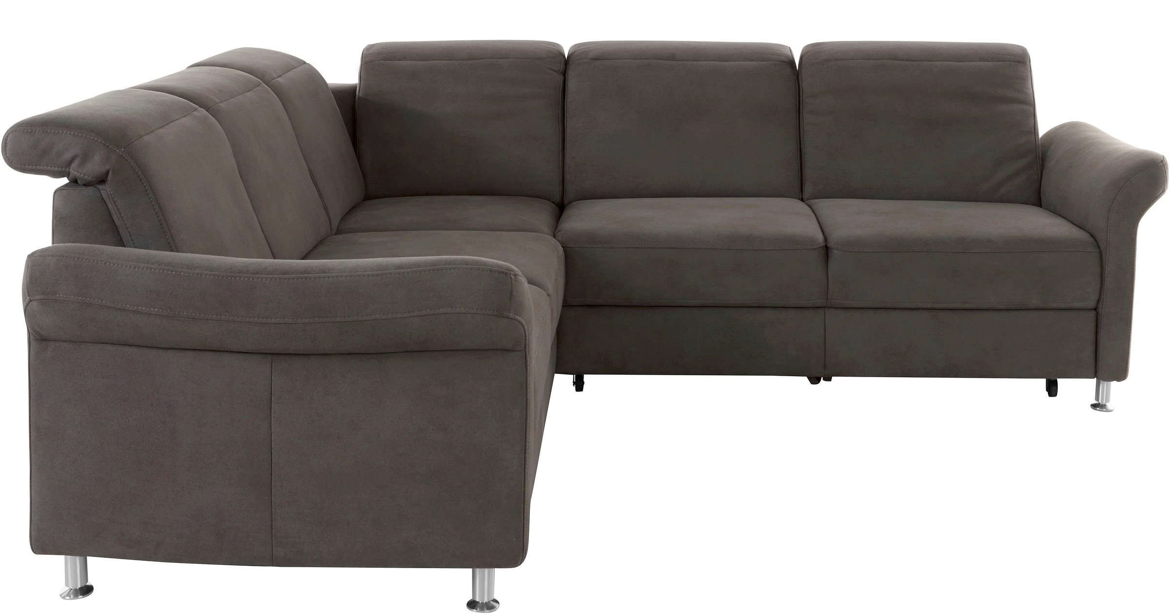 sit&more Ecksofa »Darwin L-Form«, inklusive Federkern, wahlweise mit Kopfteilverstellung, Bettfunktion