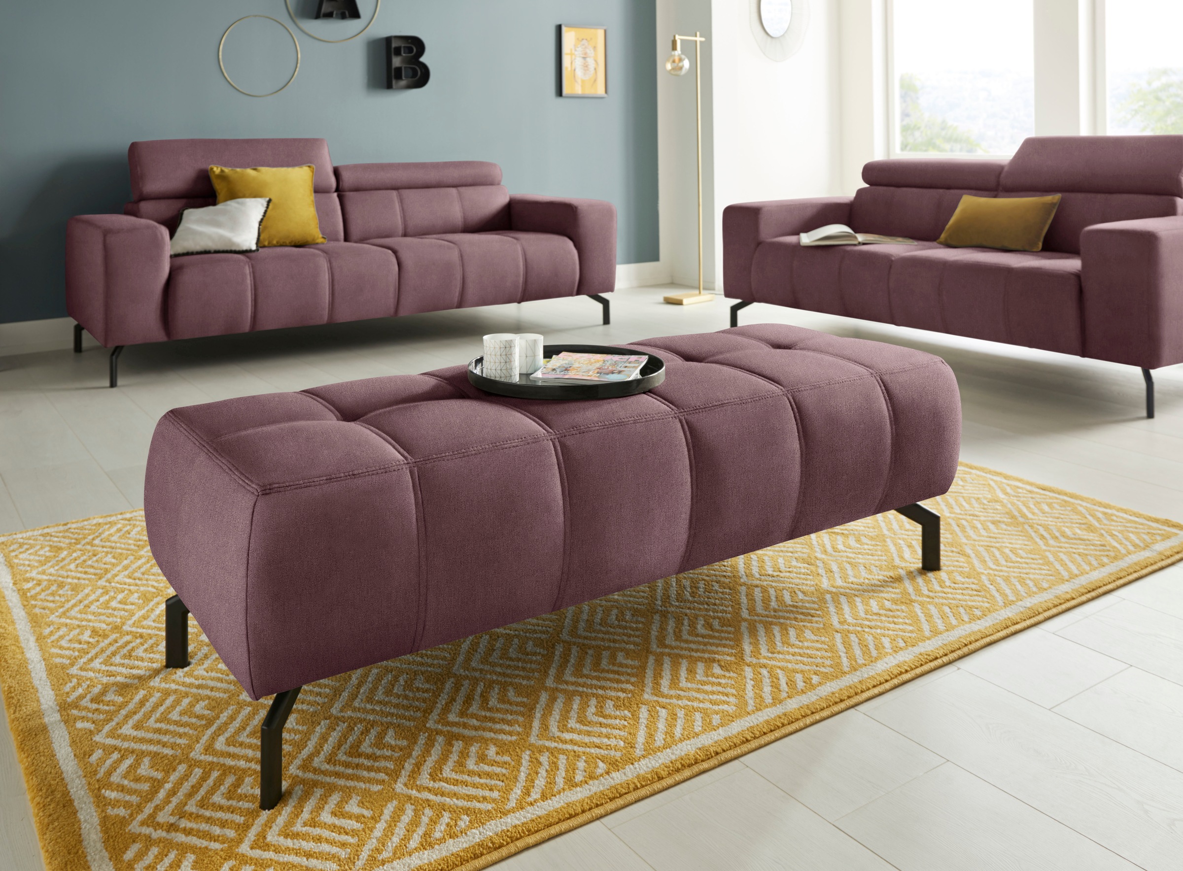 DOMO collection Polsterhocker "Cunelli", passend zur "Cunelli"-Serie günstig online kaufen