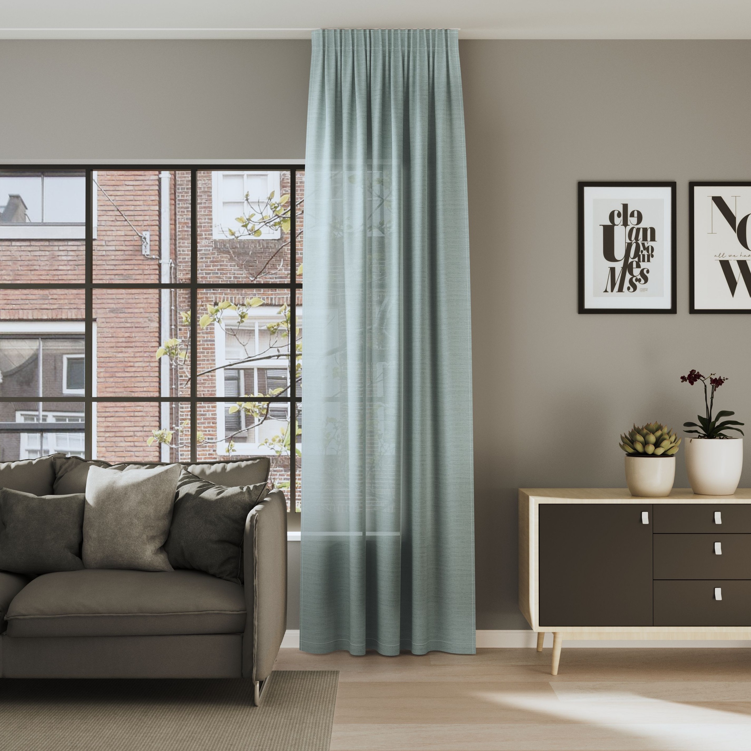 Neutex for you! Vorhang »ALLEY-ECO« Multifunktionsband 1 Stk. tlg. günstig online kaufen