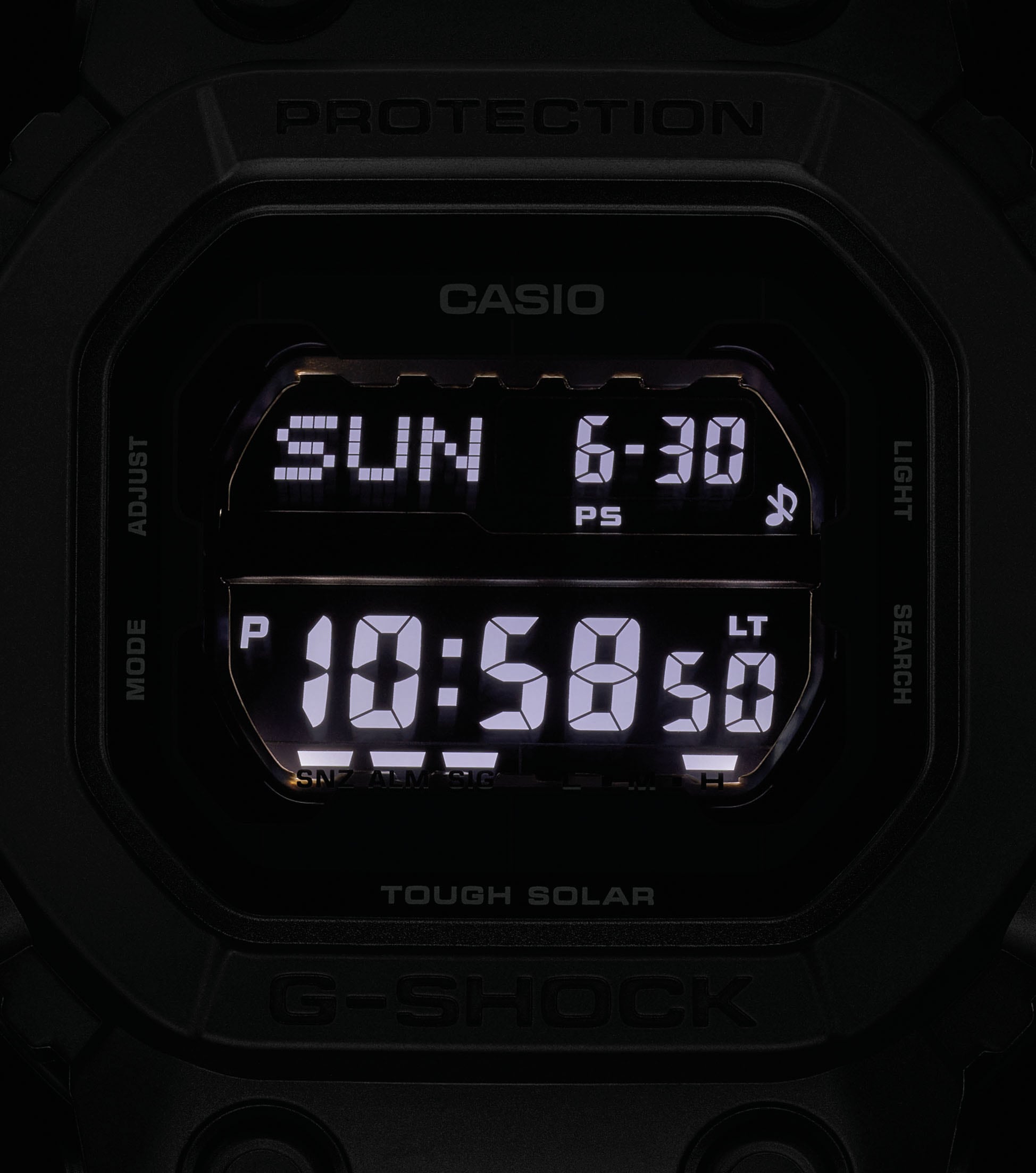 CASIO G-SHOCK Solaruhr Armbanduhr, Herrenuhr, digital, automatischer Kalender