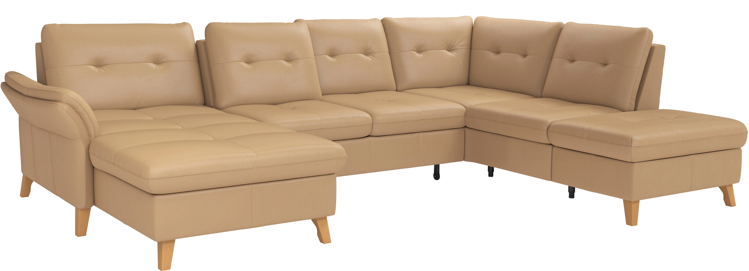 sit&more Wohnlandschaft »Göteborg«, inkl. Sitztiefenverstellung, wahlweise mit Bettfunktion & Bettkasten