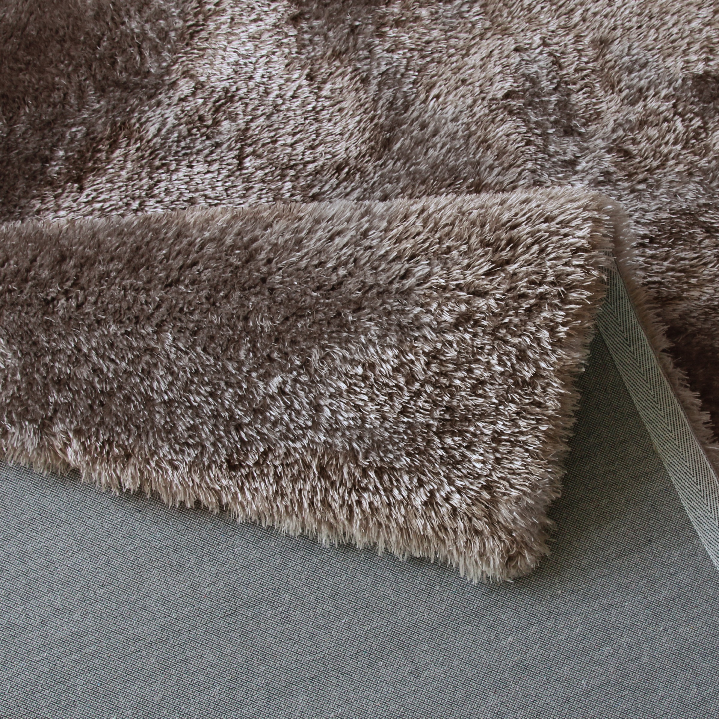 my home Hochflor-Teppich »Micro Shaggy«, rechteckig, 53 mm Höhe, weich, flauschig, Uni-Farben, Wohnzimmer, Schlafzimmer, Kinderzimmer