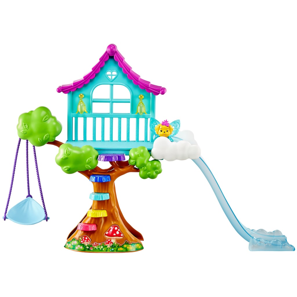 Barbie Puppenhaus »Dreamtopia Chelsea Feen-Baumhaus-Spielset mit Puppe«