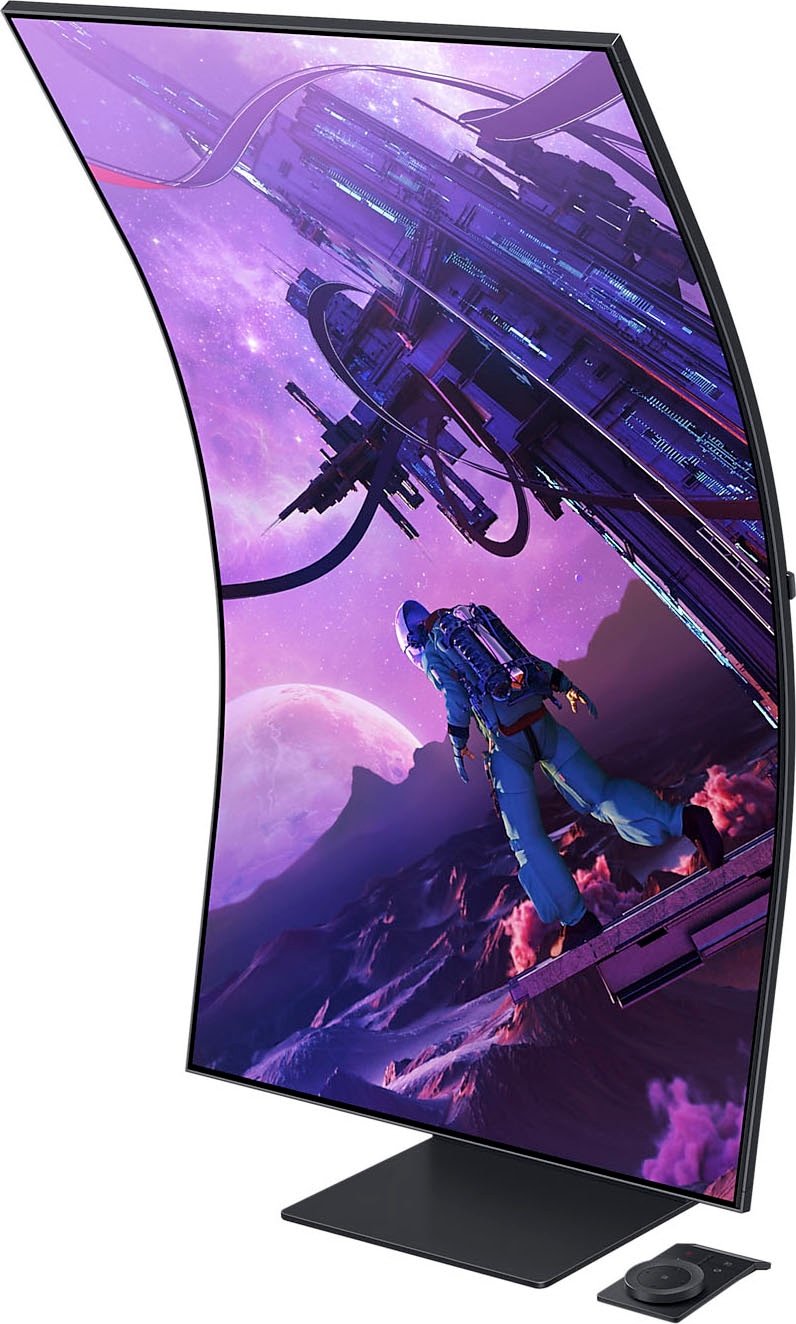 Samsung Curved-Gaming-LED-Monitor »Odyssey Ark S55BG970NU«, 138 cm/55 Zoll, 3840 x 2160 px, 4K Ultra HD, 1 ms Reaktionszeit, 165 Hz