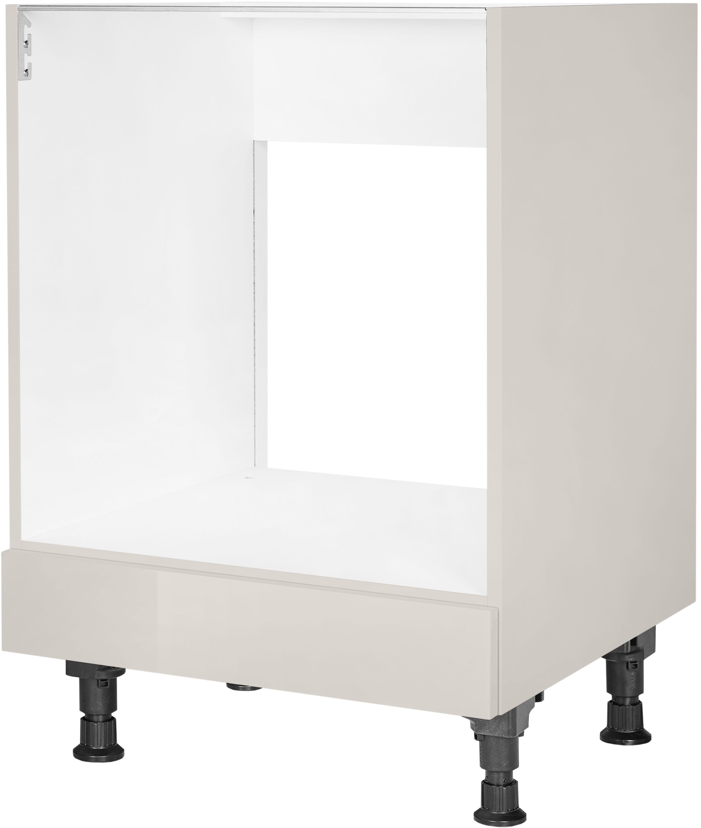 nobilia Herdumbauschrank ""Flash", vormontiert, mit höhenverstellbaren Sock günstig online kaufen