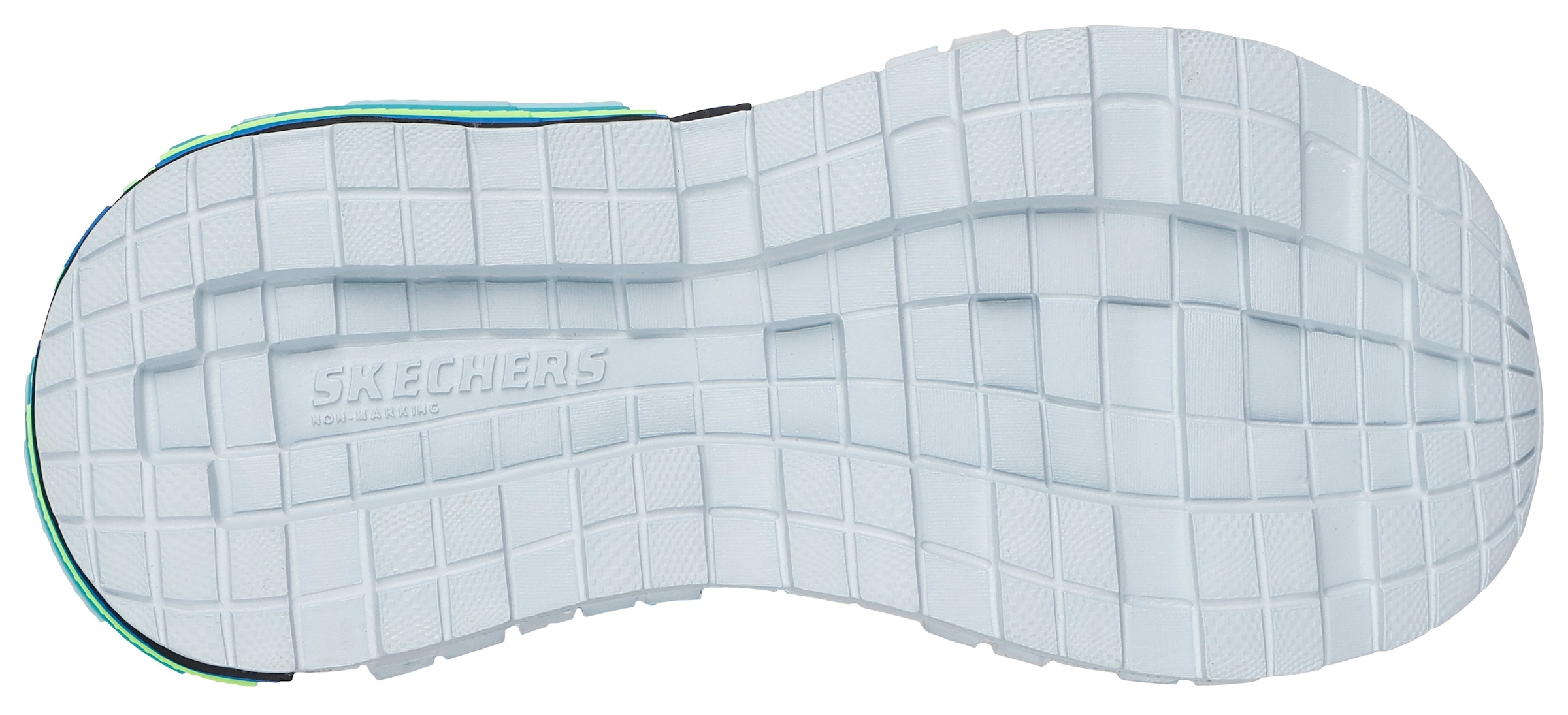 Skechers Sandale »MEGA-SPLASH 4K«, Klettschuh im coolen Pixel-Look, Größenschablone zum Download