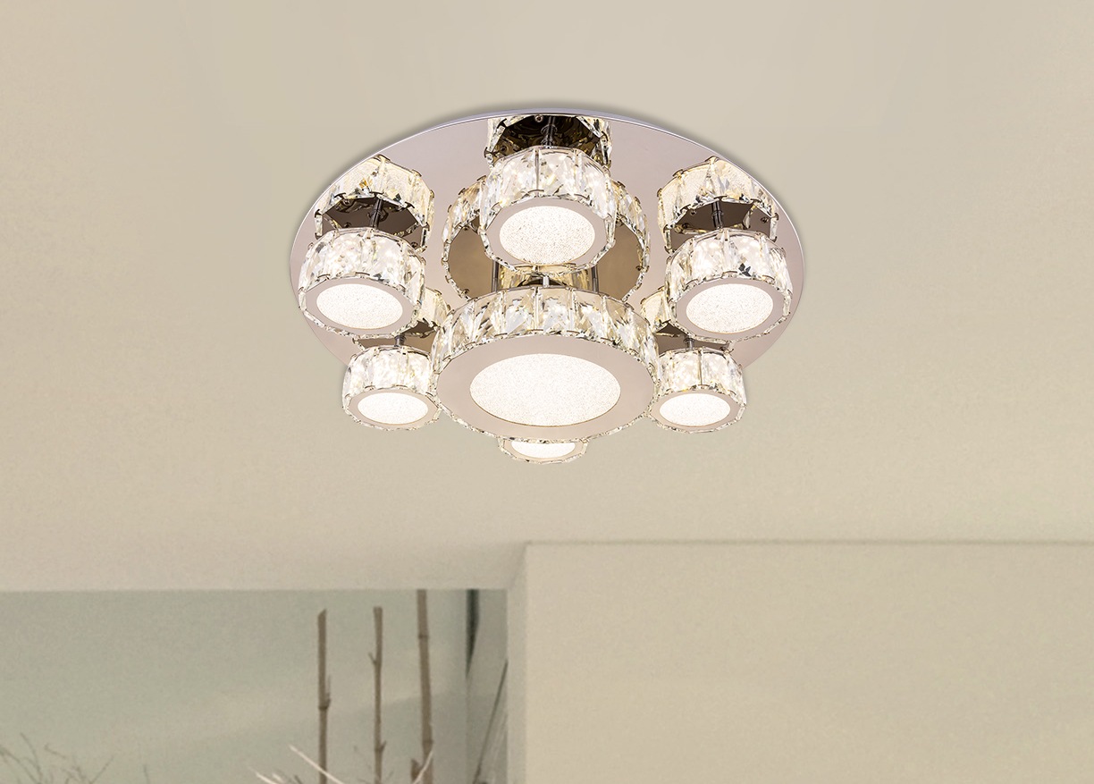 GLOBO LIGHTING LED Deckenleuchte »AMUR«, Leuchtmittel LED-Modul   LED fest günstig online kaufen