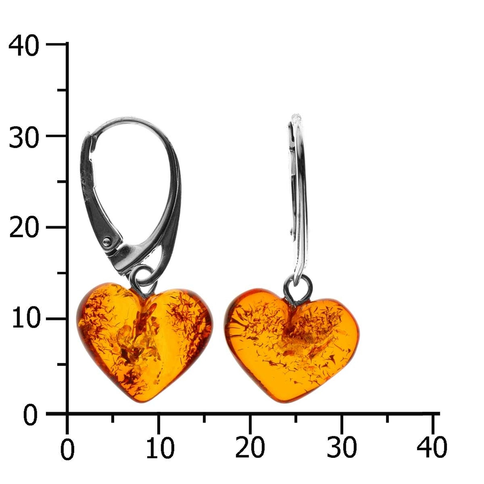 OSTSEE-SCHMUCK Paar Ohrhänger »Ostsee-Schmuck Ohrhänger Herz Ohrhänger Herz«