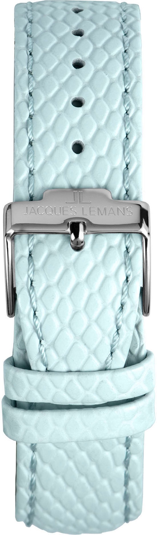 Jacques Lemans Chronograph »Venice«, Armbanduhr, Damenuhr, Lederarmband, Stoppfunktion, Datum, Perlmutt