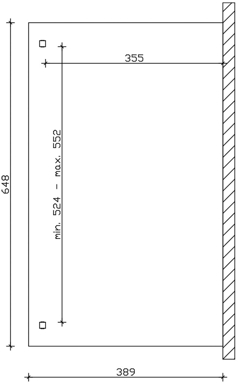 Skanholz Terrassendach »Verona« Leimholz