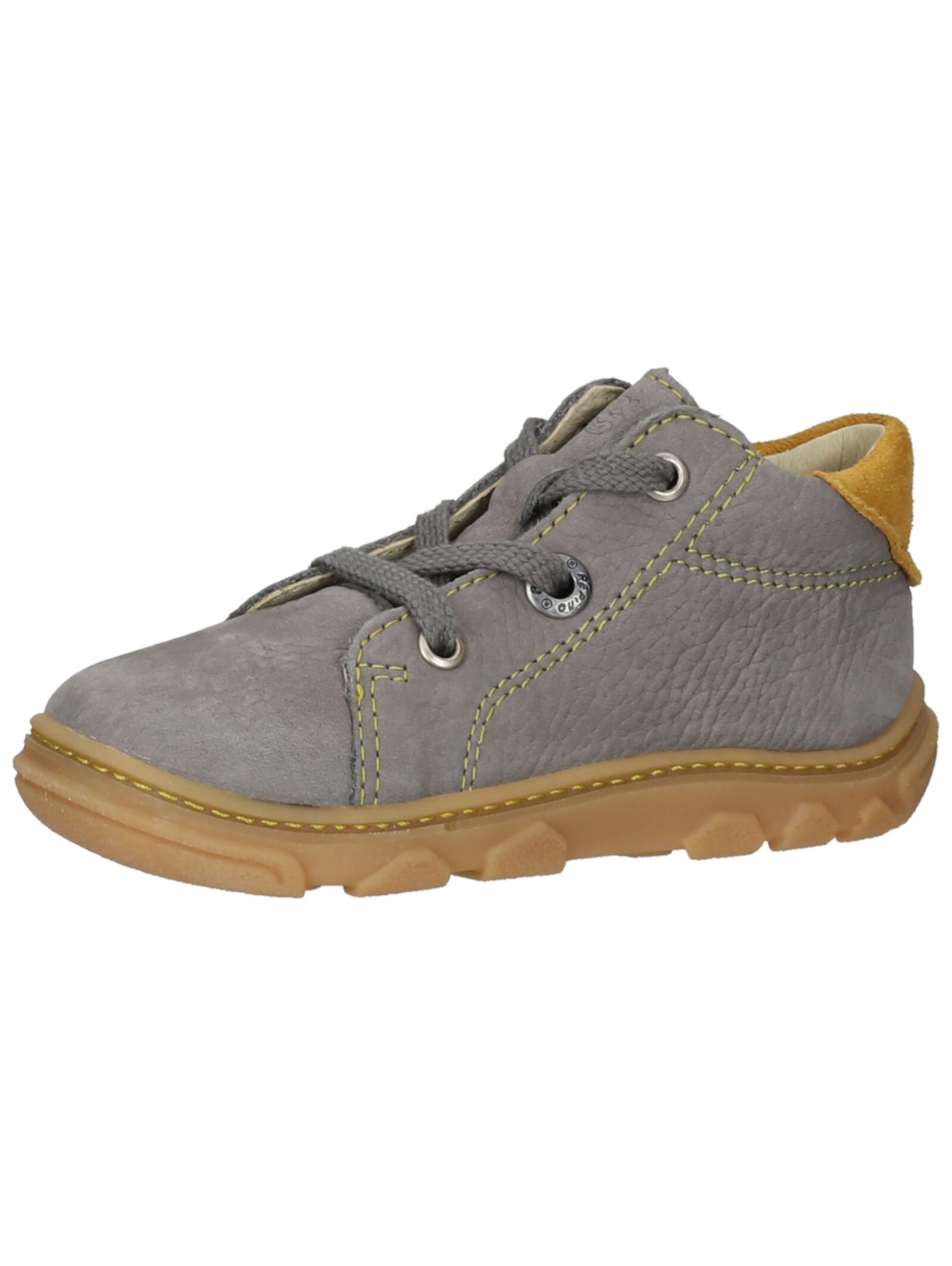 PEPINO Lauflernschuh »Halbschuhe Leder« Grau 22 22 Verschluss: Schnürung