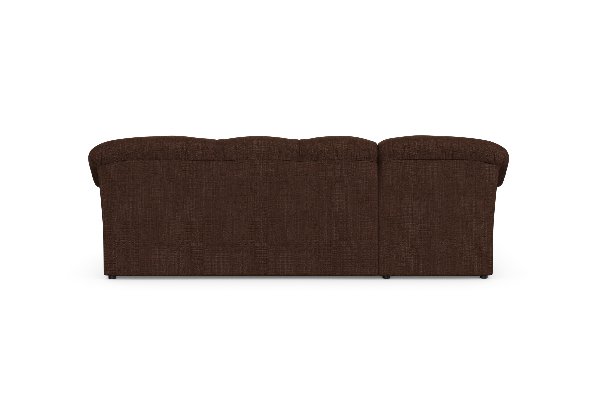 DOMO collection Ecksofa »Pegnitz, elegante Rückensteppung, kompakte Stellmaße 238/141cm, L-Form«, wahlweise mit Bettfunktion