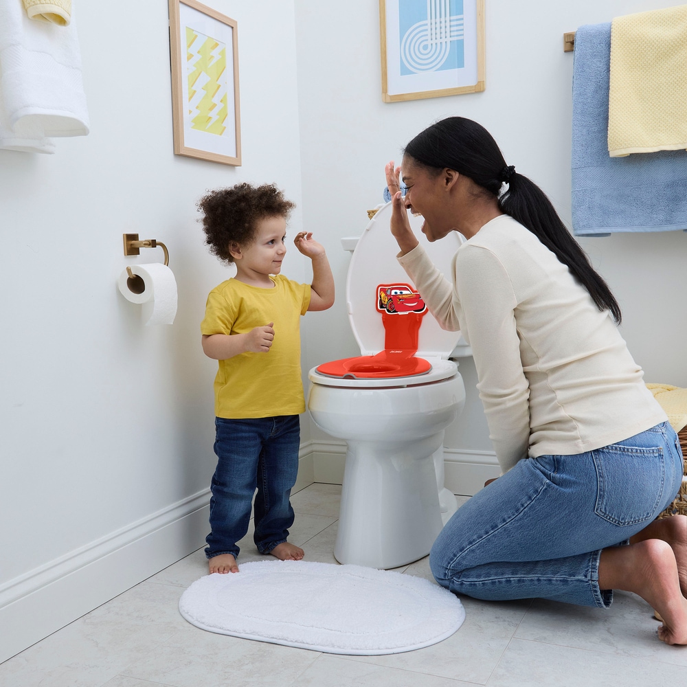 Bright Starts Toilettentrainer »Disney Baby Flip & Sit Toilettensitz - Cars«