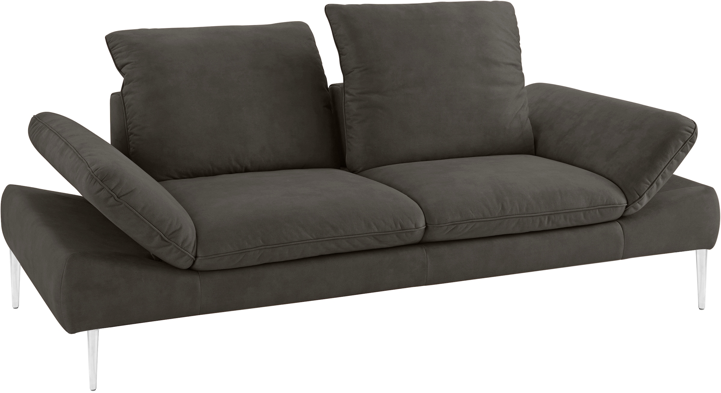 W.SCHILLIG 2,5-Sitzer »enjoy&MORE«, mit Sitztiefenverstellung, Füße Chrom glänzend, Breite 232 cm