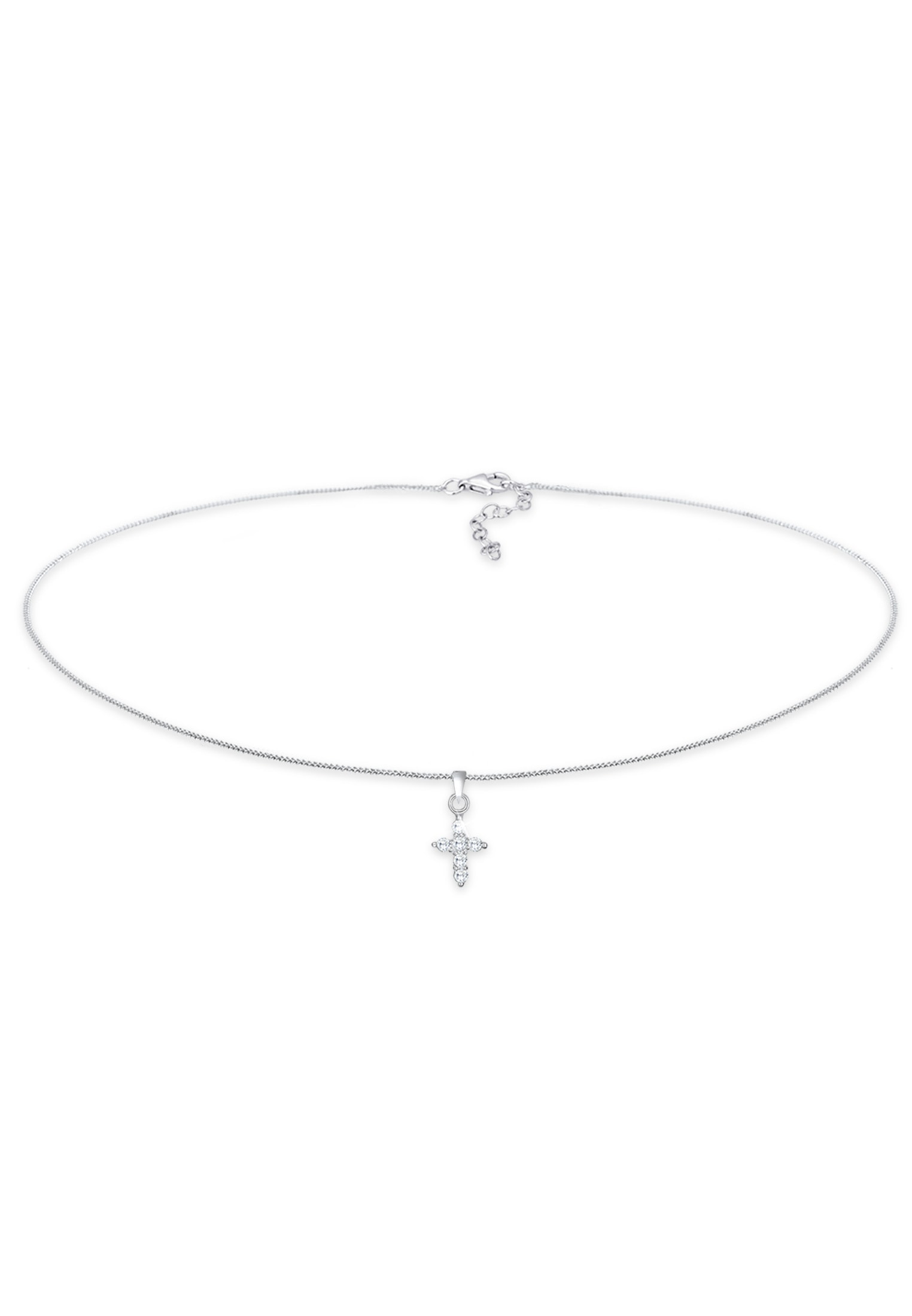 »Choker online Silber« Religion Zirkonia Elli Kreuz Collier 925 bestellen