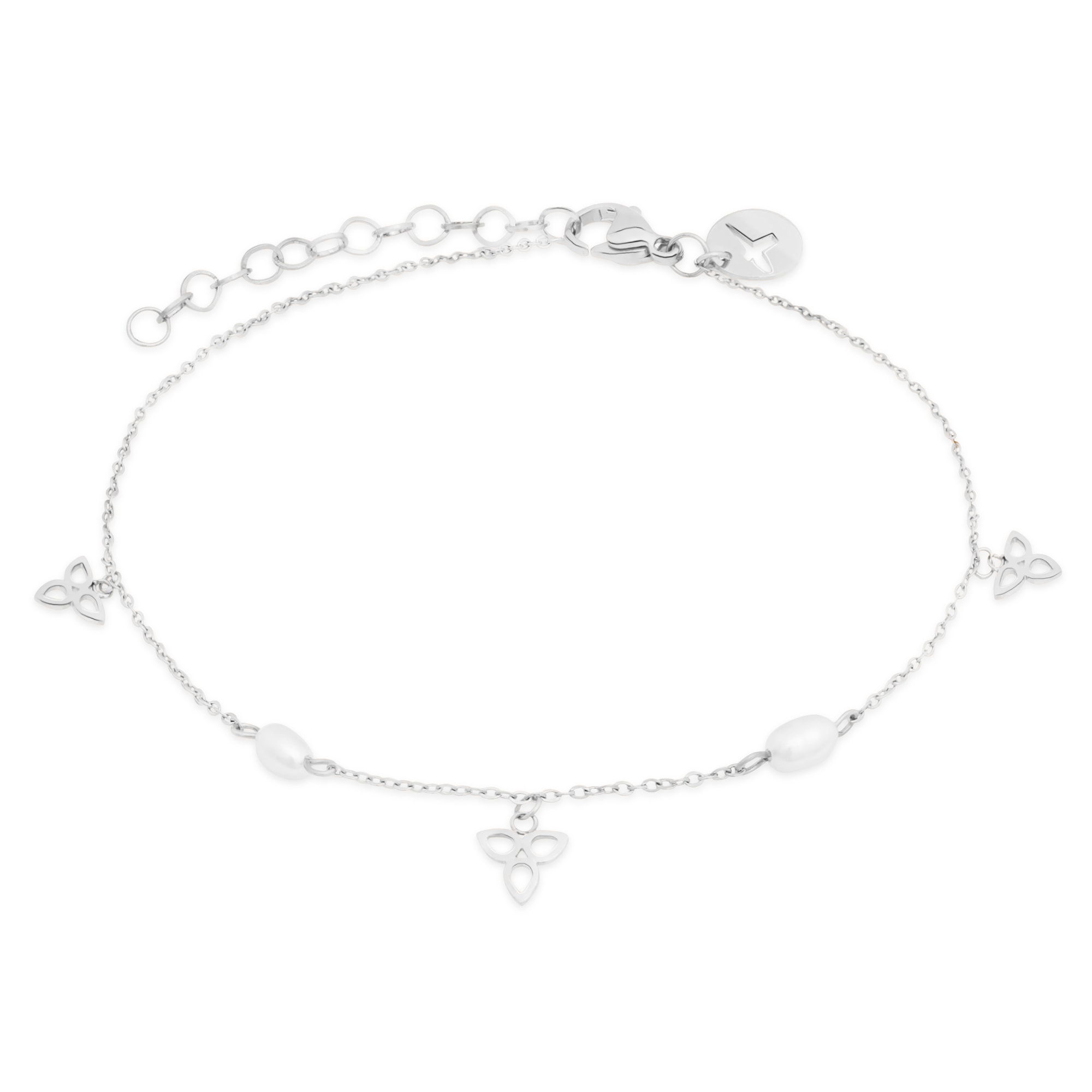 Tamaris Armband »Schmuck Geschenk Edelstahl Armkette« mit Zirkonia (synth.) - mit Kunststoffperle