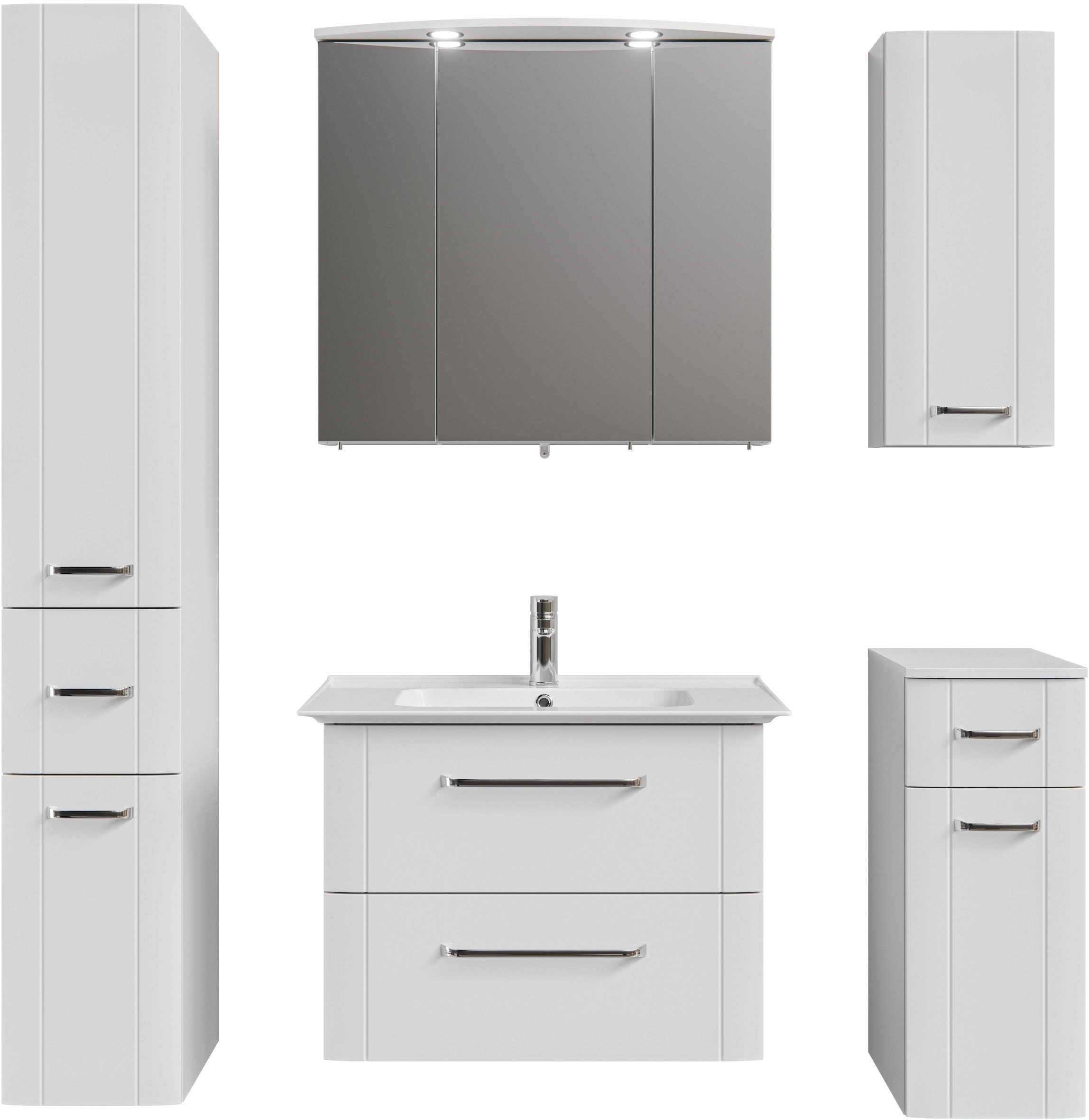 Saphir Badmöbel-Set »Badmöbel-Set Serie 3006 5-teilig Keramik-Waschtisch mi günstig online kaufen